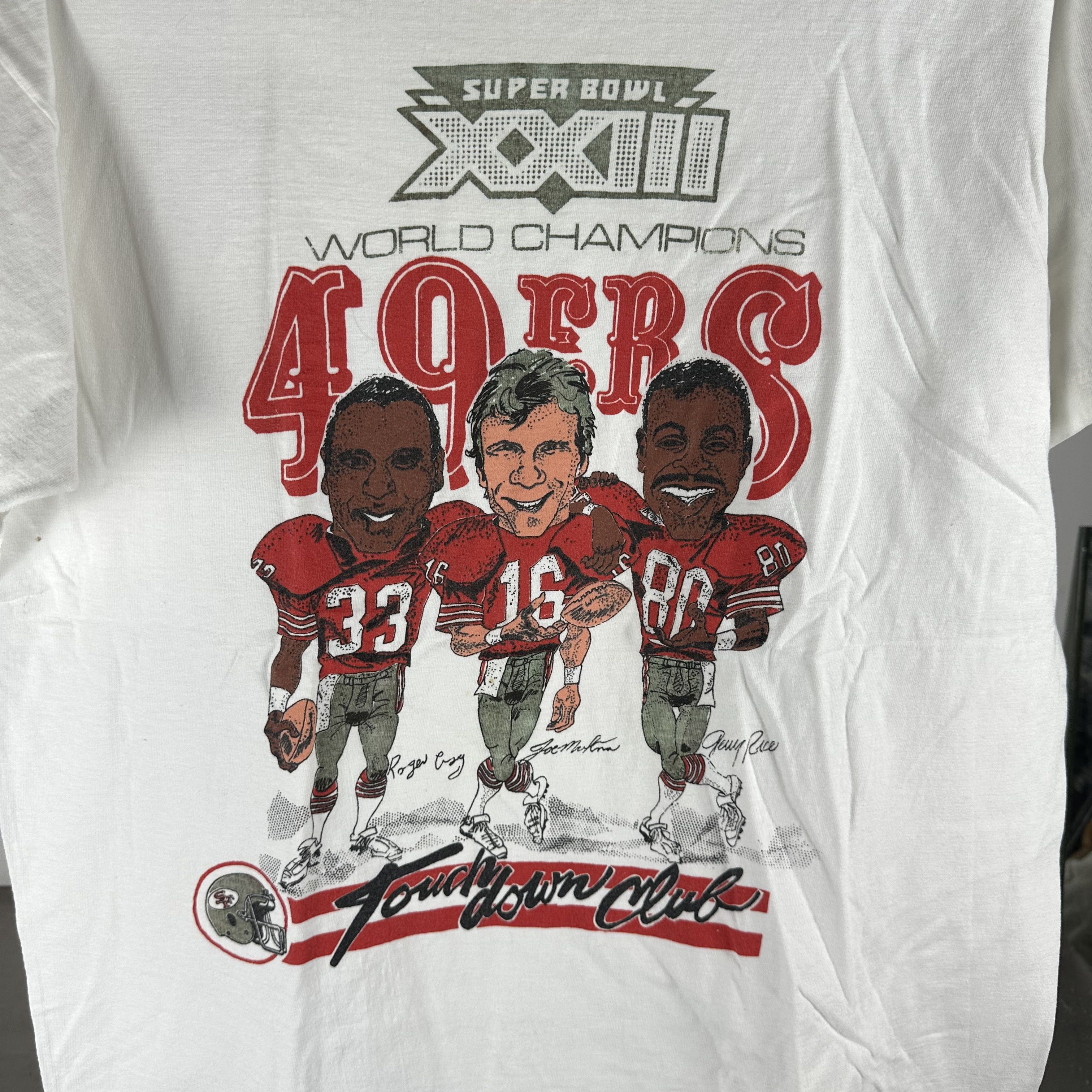 Vintage ​1988 San Francisco 49ers Touchdown Club NFL T-shirt Size US L / EU 52-54 / 3 - 2 Thumbnail
