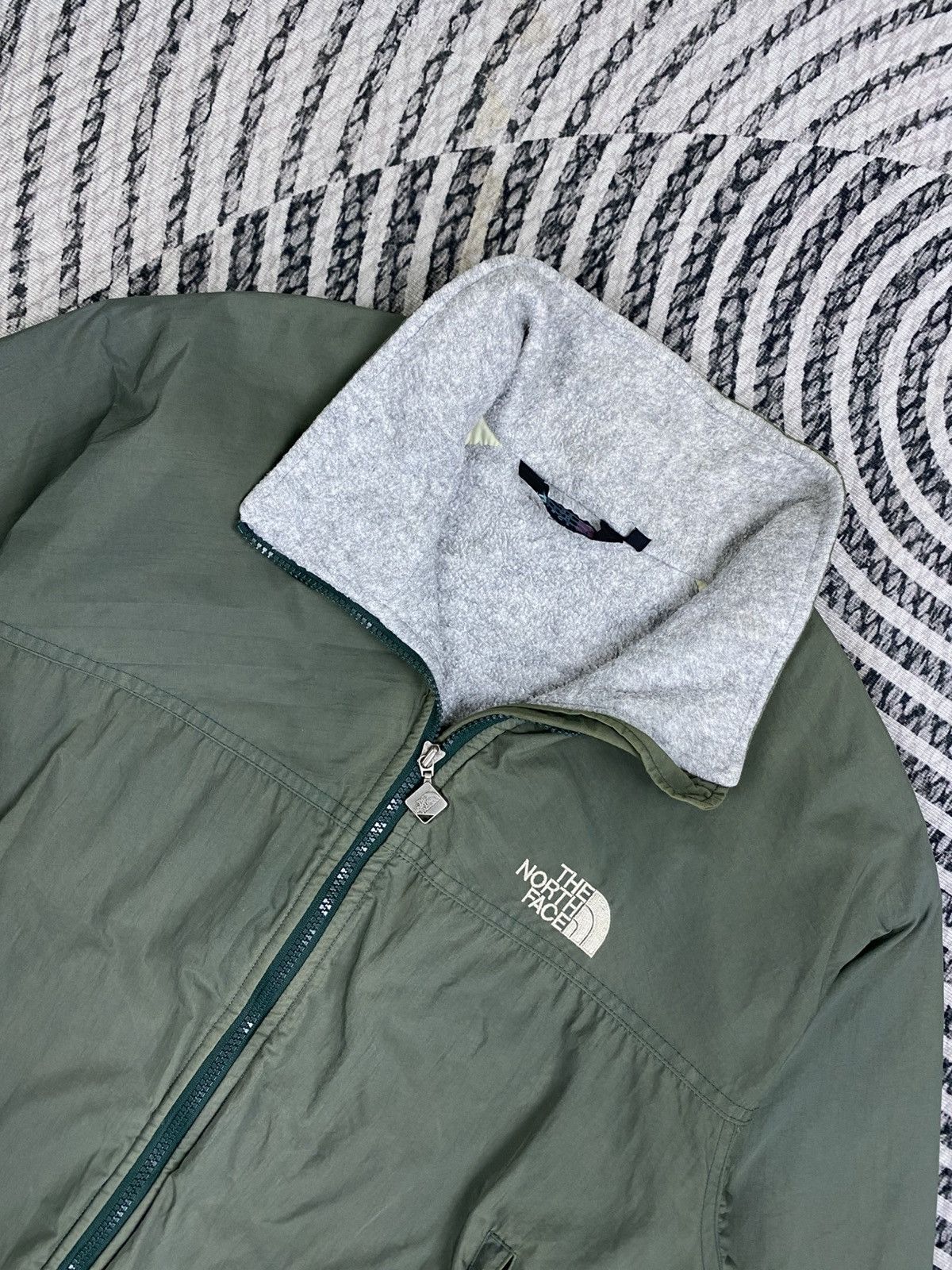 The North Face 🔥Vintage 90s The North Face Reversible Bomber Jacket Size US M / EU 48-50 / 2 - 11 Thumbnail