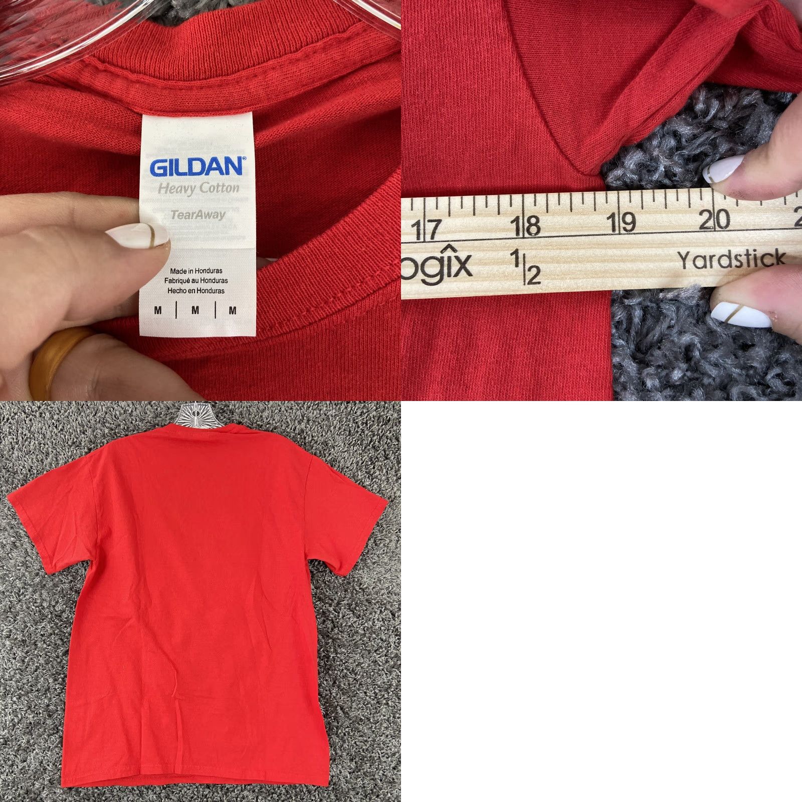 Gildan Gildan T-Shirt Mens M Red I Put Ketchup On My Ketchup St. Maarten Tshirt Side M Size US M / EU 48-50 / 2 - 8 Thumbnail