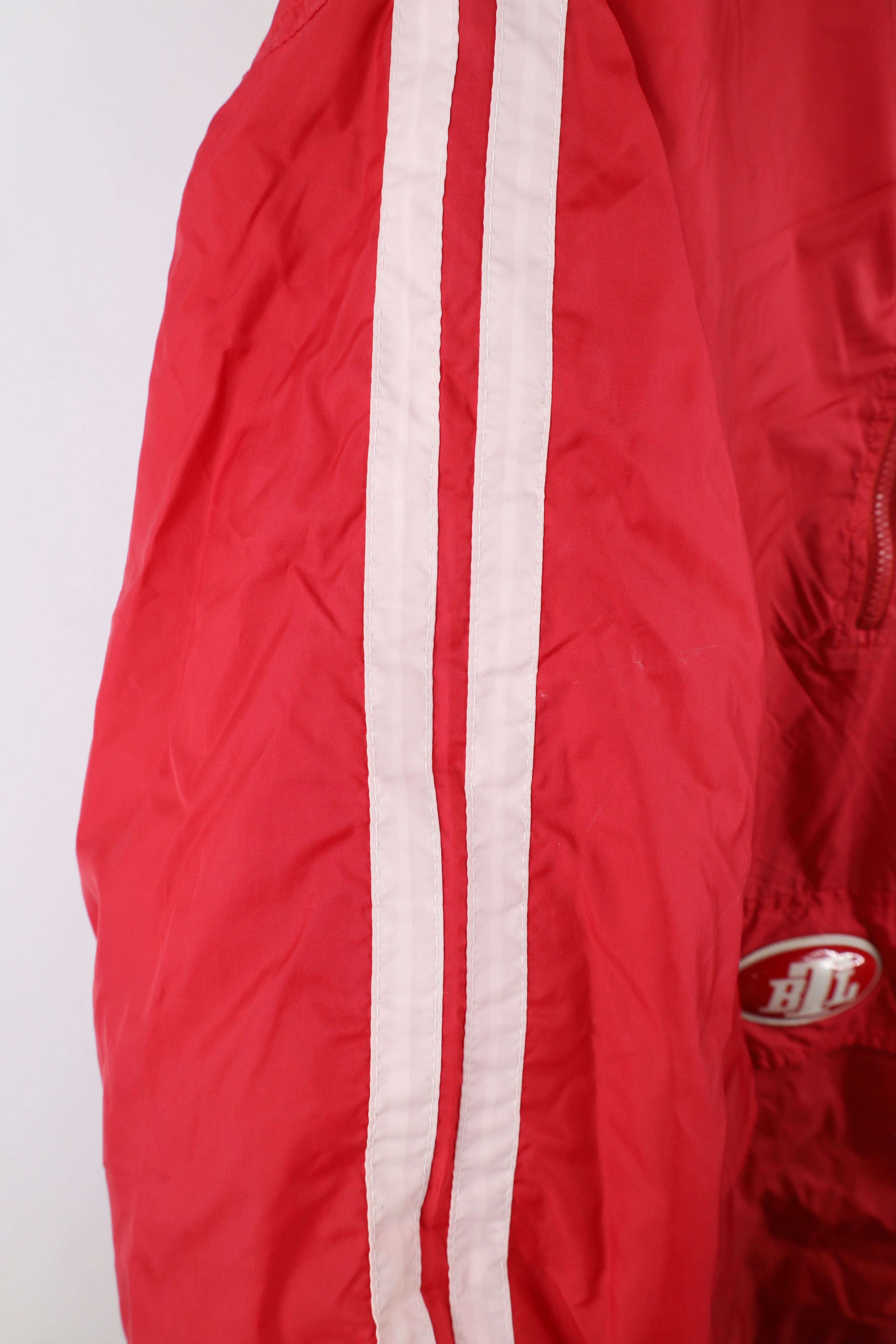 Vintage Vintage Y2K 2000 Millennium Half Zip Windbreaker Jacket Red Size US XL / EU 56 / 4 - 7 Thumbnail