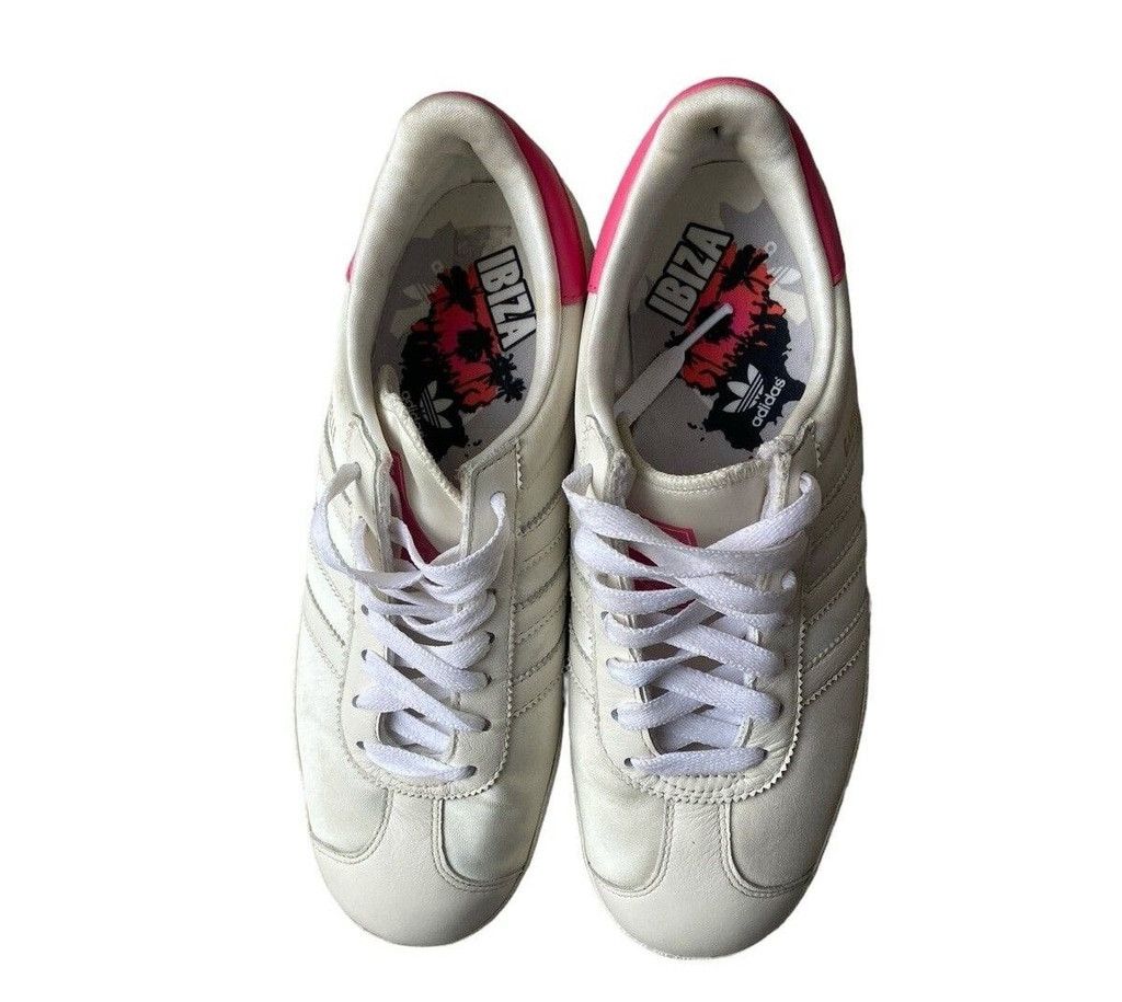 Adidas Gazelle 2 W Legacy I Love IBIZA (2007) Pink White UK 5.5 Size US 5.5 / IT 35.5 - 5 Thumbnail