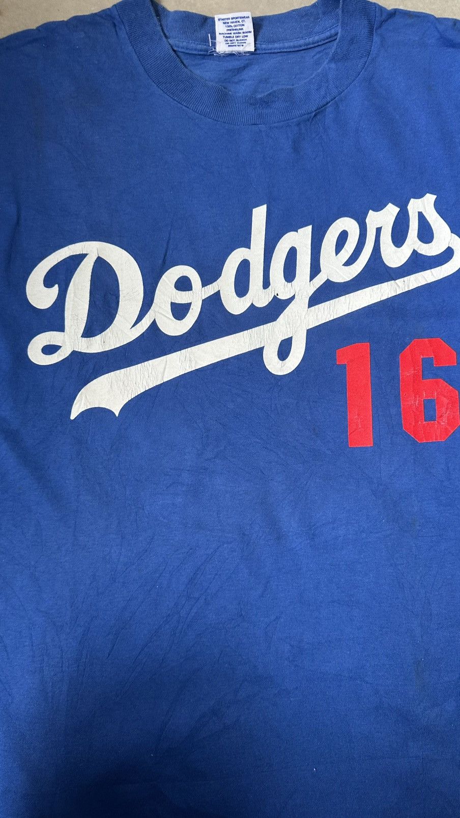 Starter VINTAGE STARTER DODGERS NOMO TEE Size US M / EU 48-50 / 2 - 3 Thumbnail