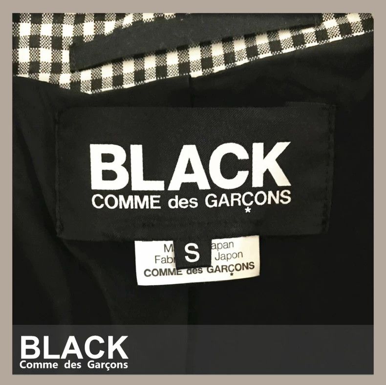 Comme des Garcons Comme Des Garcons Wool suit jacket decorated with plaid si Size S / US 4 / IT 40 - 8 Thumbnail