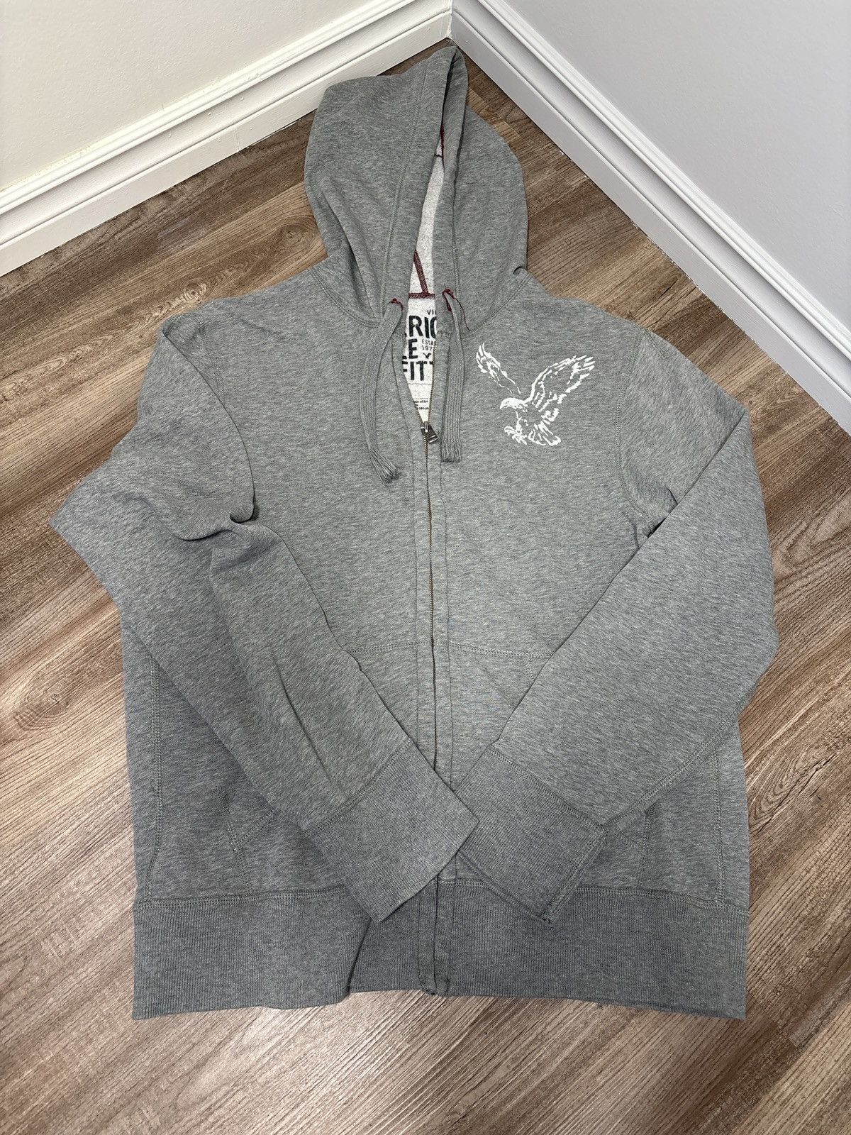 American Eagle Outfitters American Eagle - Essential Grey Zip Size US L / EU 52-54 / 3 - 1 Thumbnail