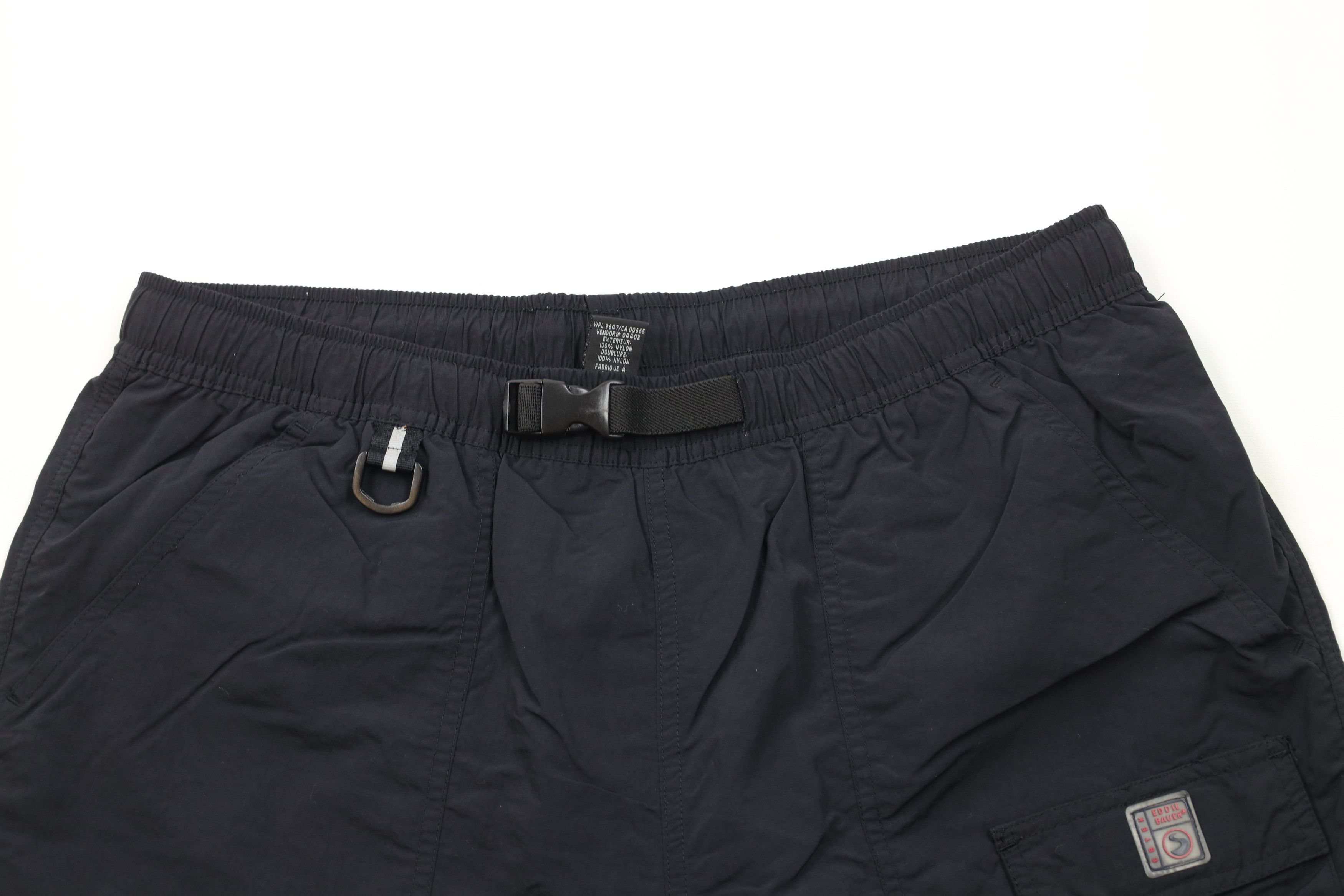 Eddie Bauer × Vintage Vintage 90s Eddie Bauer EbTek Lined Above Knee Belted Shorts Size US 36 / EU 52 - 2 Thumbnail
