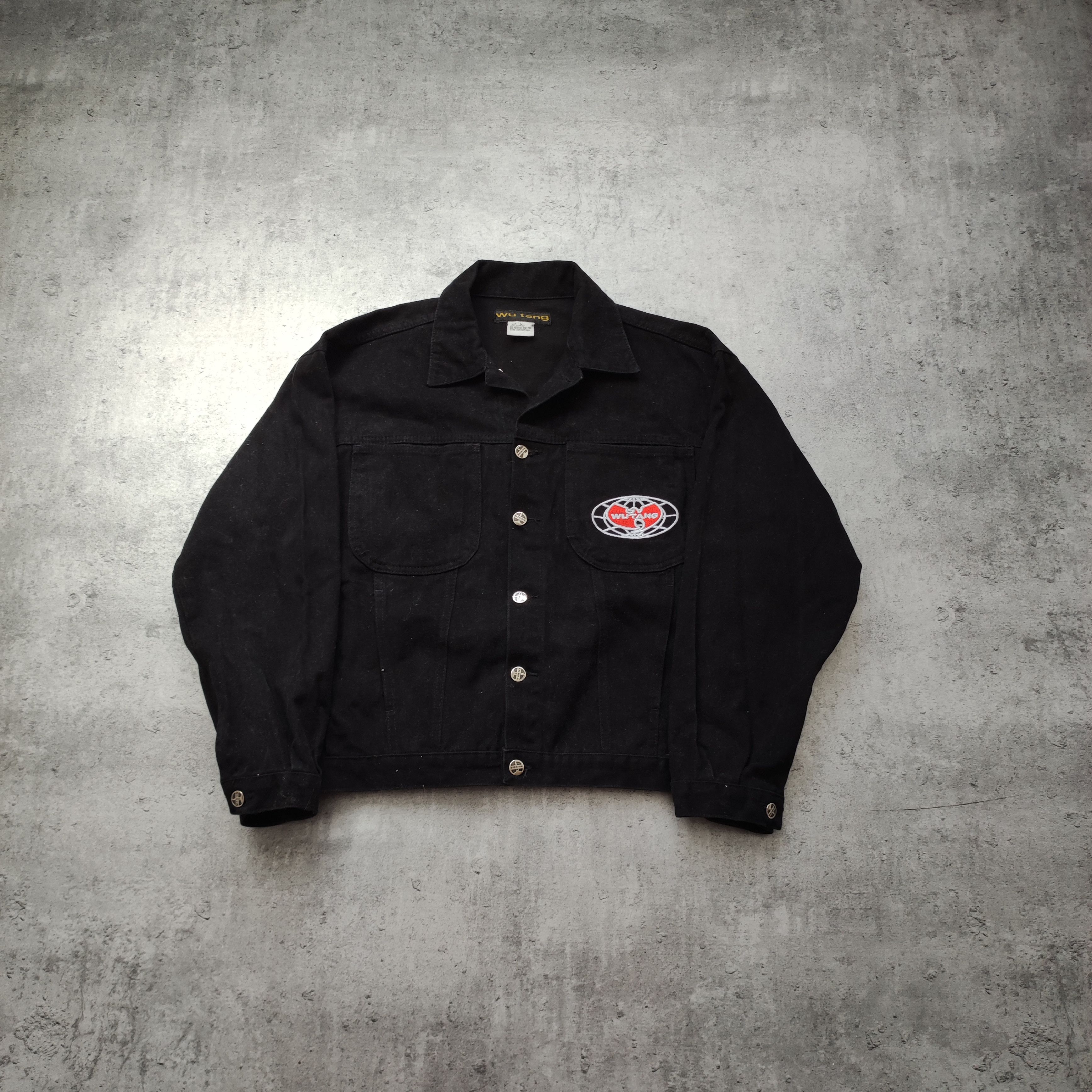 Vintage × Wu-Tang Clan Vintage 90s RARE Wu-Tang Clan HipHop Rap Denim Jacket Size US L / EU 52-54 / 3 - 1 Thumbnail