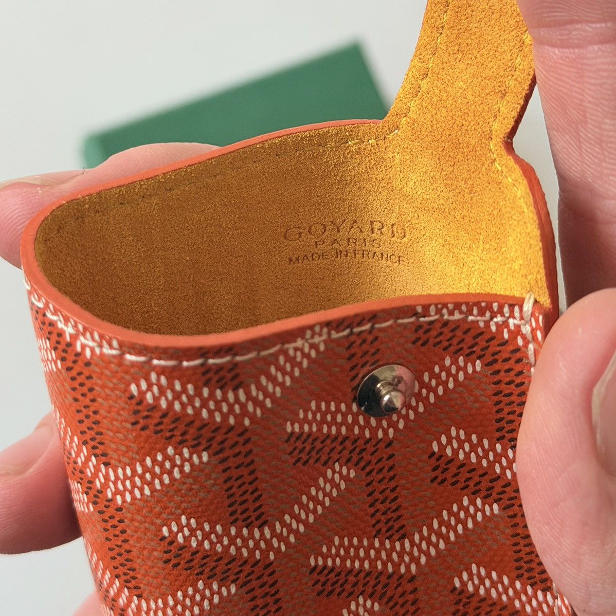 Goyard Goyard Sunglass Case 100% Authentic RARE Orange Sunglasses Size ONE SIZE - 4 Thumbnail