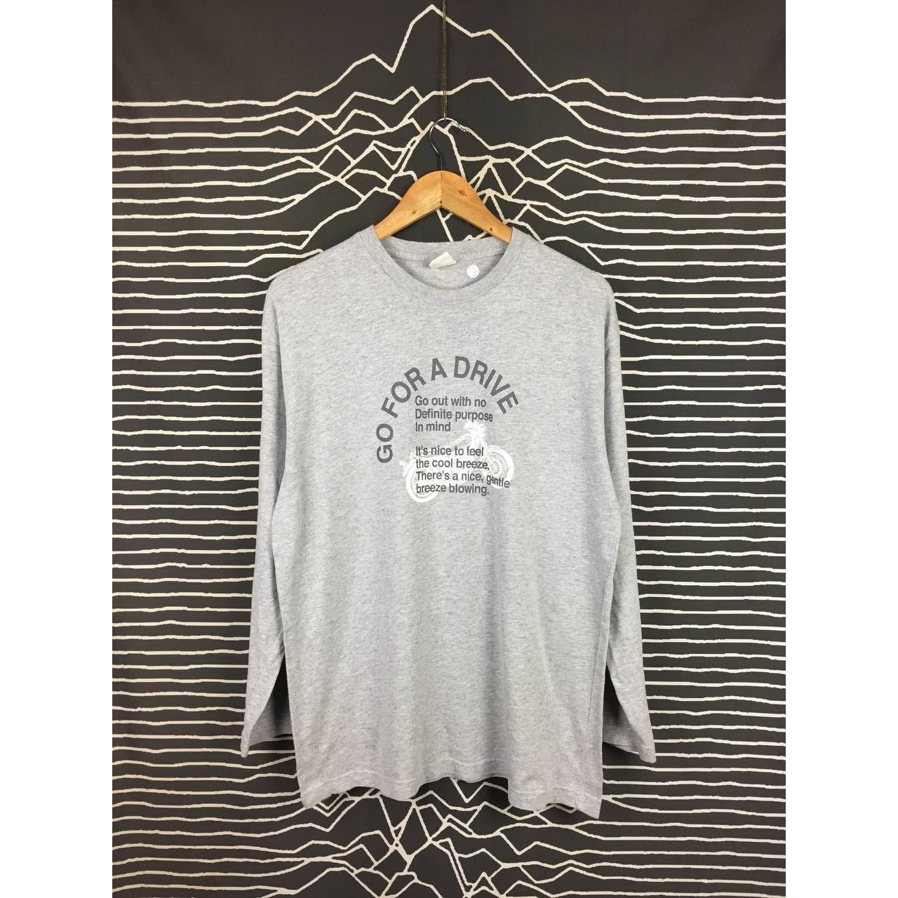 Japanese Brand × Vintage Hill Crop Japanese Brand Go For A Drive Long Sleeve Tee Size US L / EU 52-54 / 3 - 2 Thumbnail