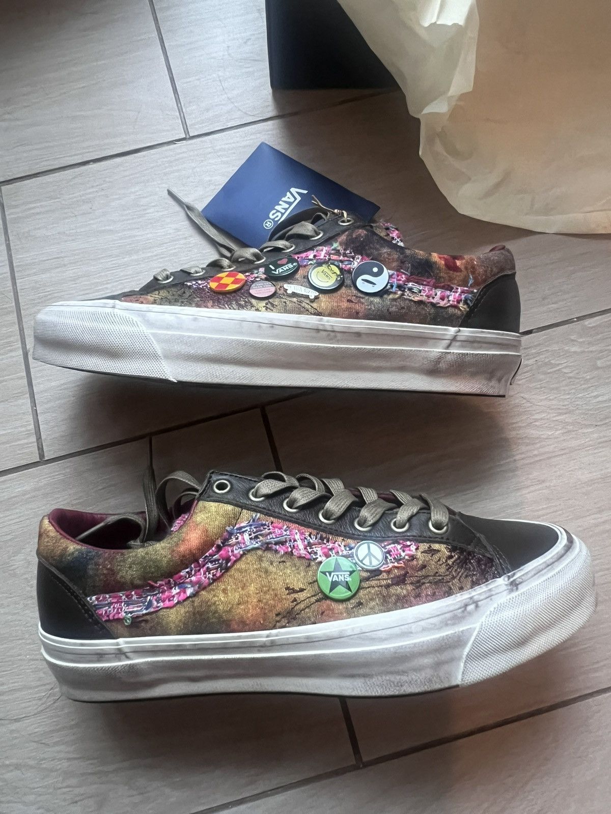 Multiple size Vans Old Skool 36 LX Souvenir Chanel Anti-war