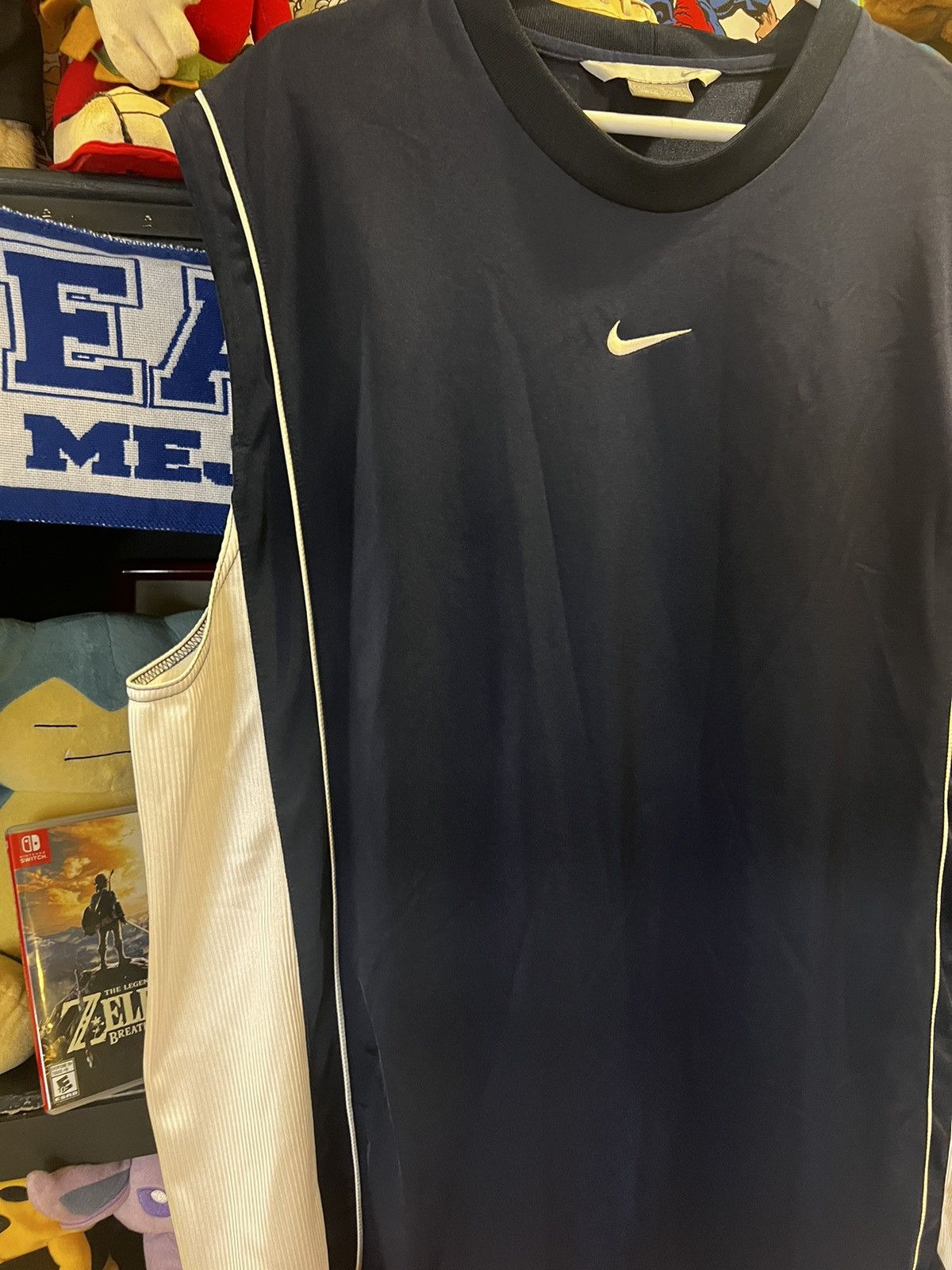Nike × Vintage NIKE 90’s Center Swoosh Sleeveless Tee Size US XXL / EU 58 / 5 - 3 Thumbnail