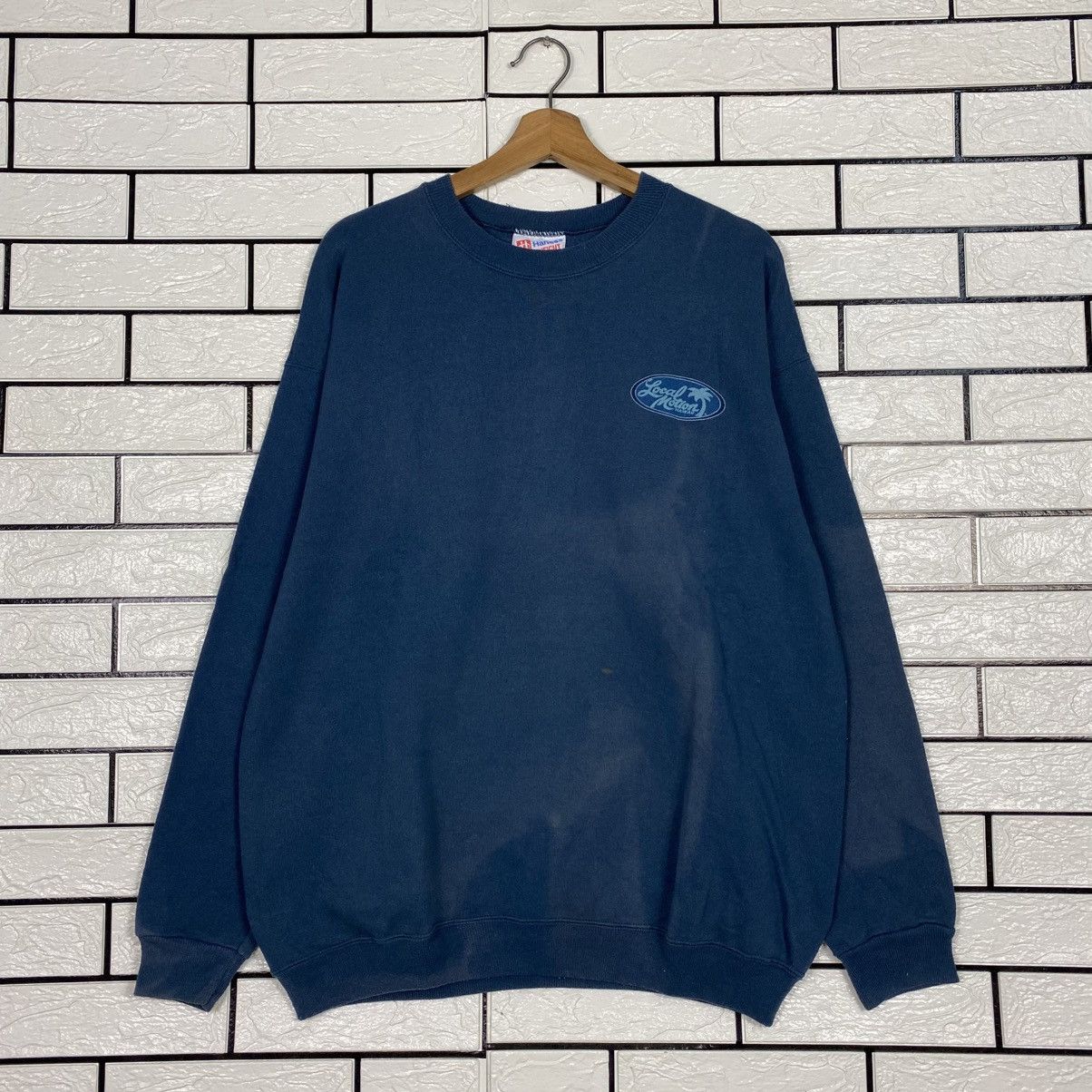 Vintage 📌Vintage Sweatshirt Local Motion Hawaii Big Logo Made in Usa Size US L / EU 52-54 / 3 - 2 Thumbnail