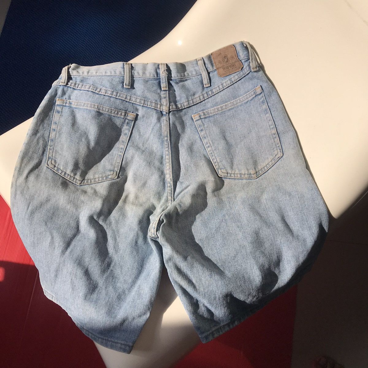 Hysteric Glamour × Vintage × Wrangler Vintage Wrangler Jeans Short Pants Jeans Baggy And loose fit Size US 36 / EU 52 - 6 Thumbnail