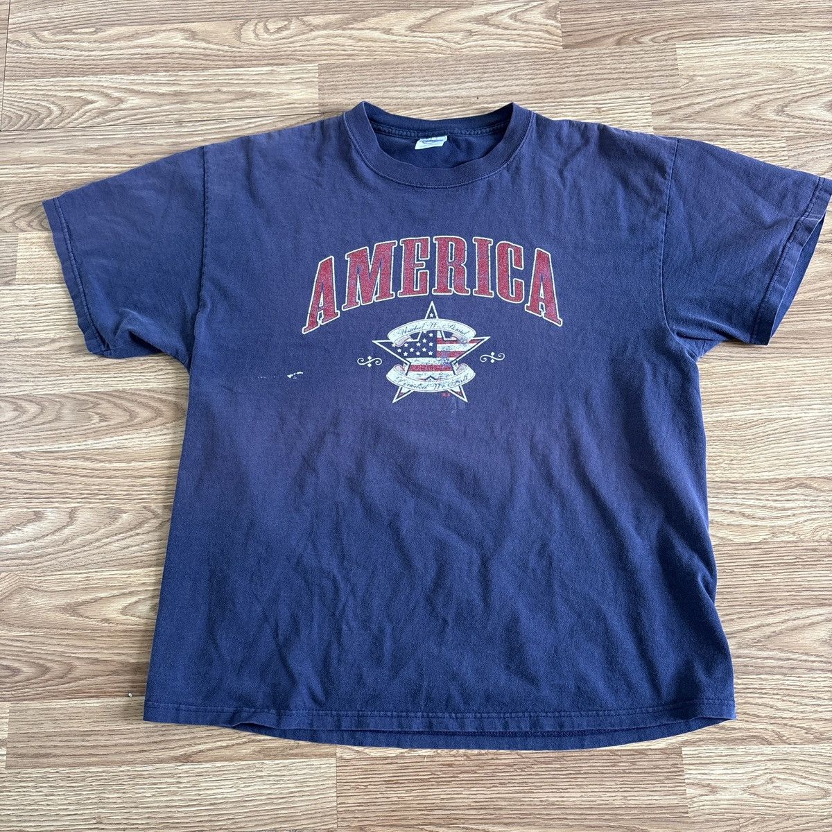 Delta Vintage America Tee Faded Size US XL / EU 56 / 4 - 1 Thumbnail