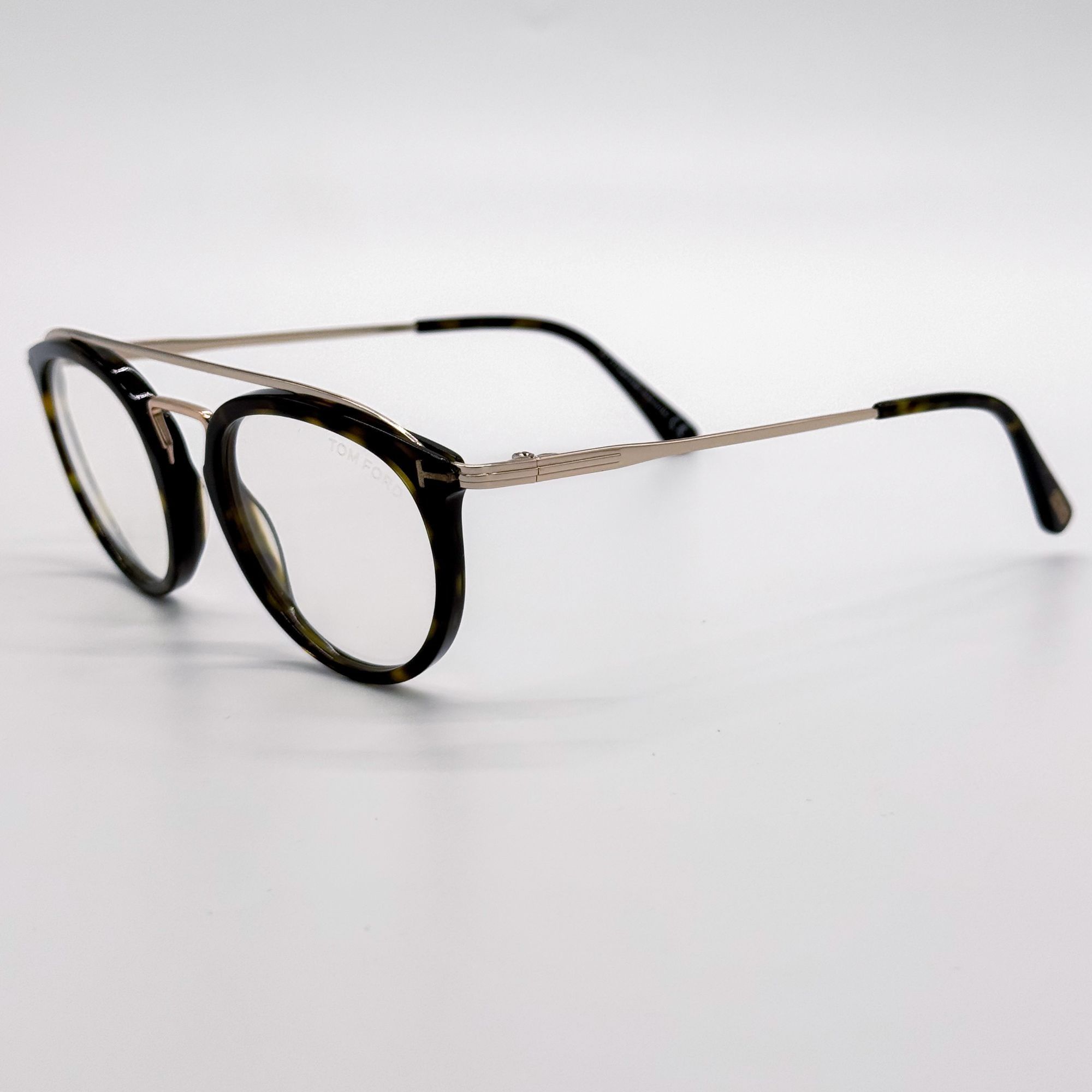 Tom Ford NEW TOM FORD EYEGLASSES TF5516 052 ROUND HAVANA WOMEN FT5516 Size ONE SIZE - 5 Thumbnail