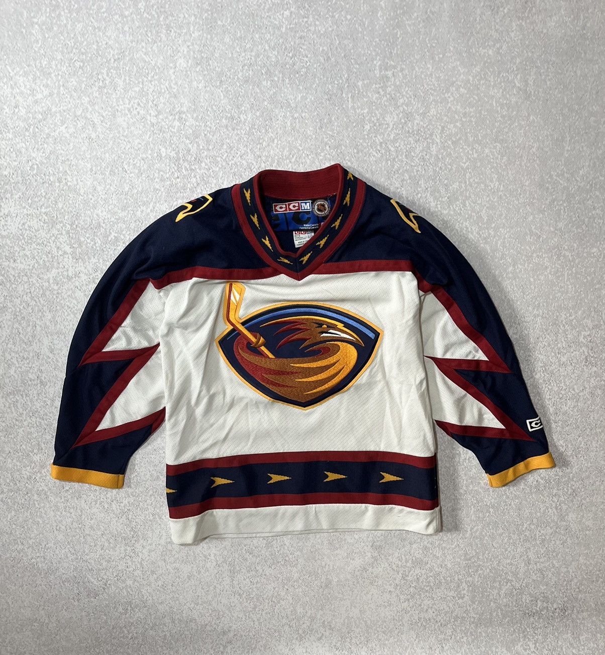 Atlanta Thrashers CCM White Jersey