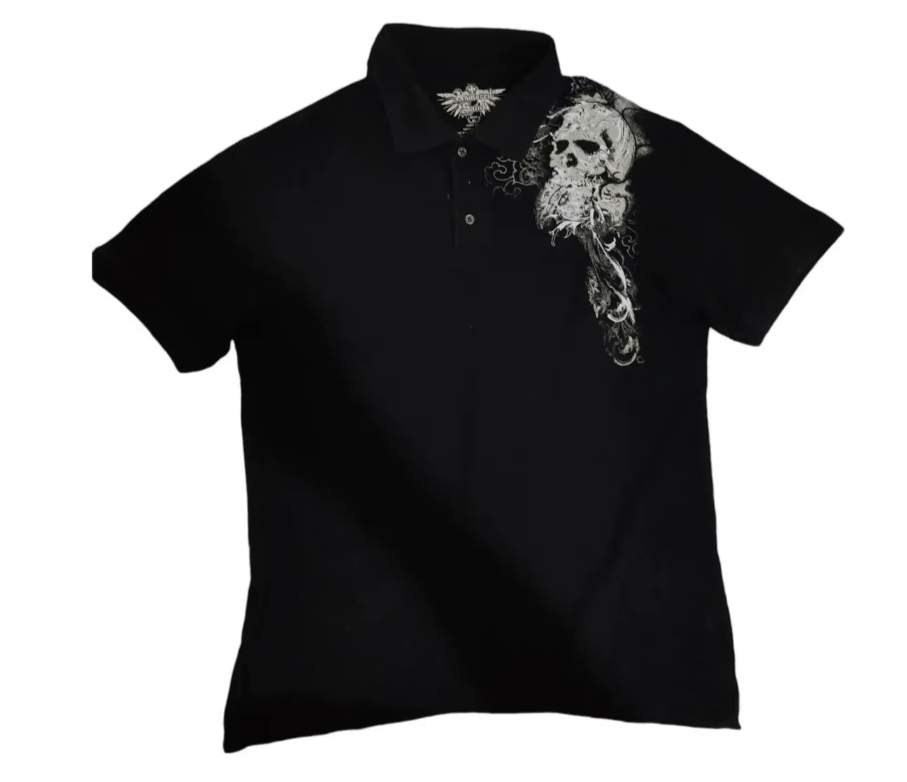 Japanese Brand Skull Printed T-shirt Black Size US S / EU 44-46 / 1 - 7 Thumbnail