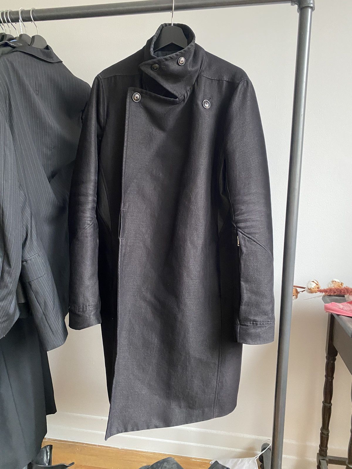 Rick Owens FW09 Crust Double Breasted Coat Size US M / EU 48-50 / 2 - 5 Thumbnail