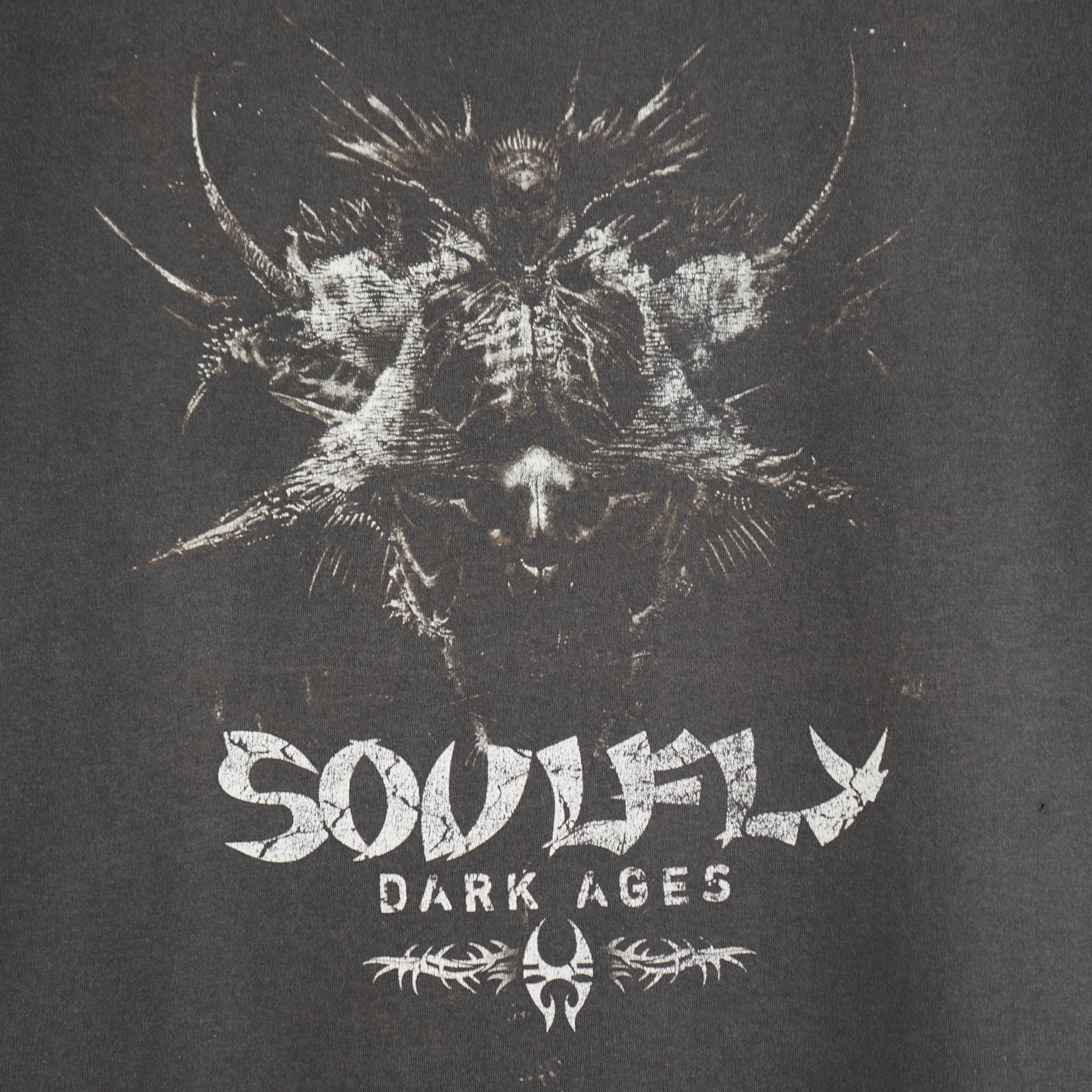 Band Tees × Vintage Vintage 2006 Soulfly Tour T-Shirt Size US XL / EU 56 / 4 - 2 Thumbnail