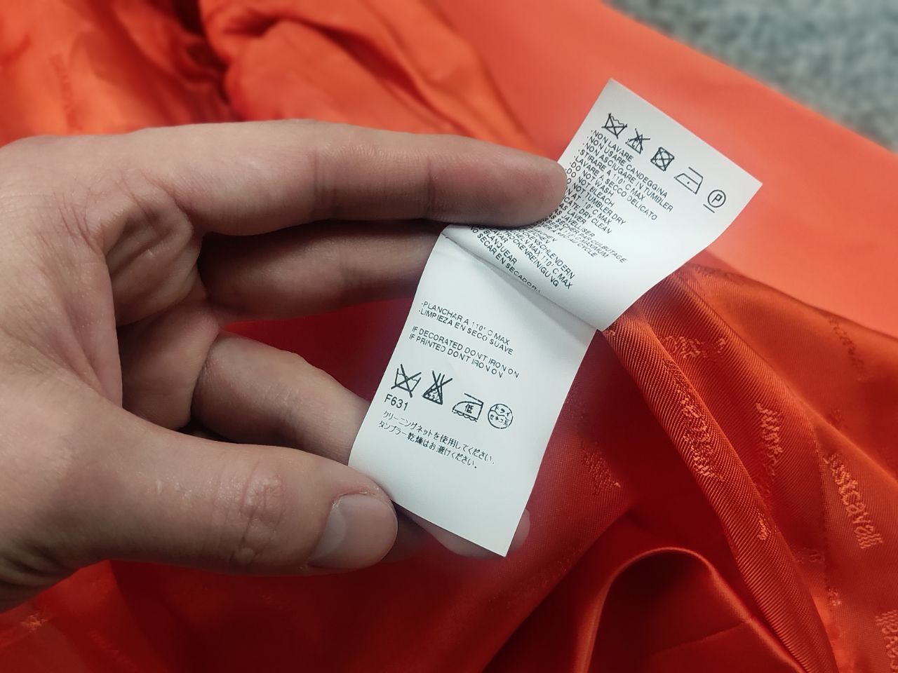Just Cavalli Just Cavalli Italy One Button Orange satin Blazer Jacket Size S / US 4 / IT 40 - 18 Thumbnail