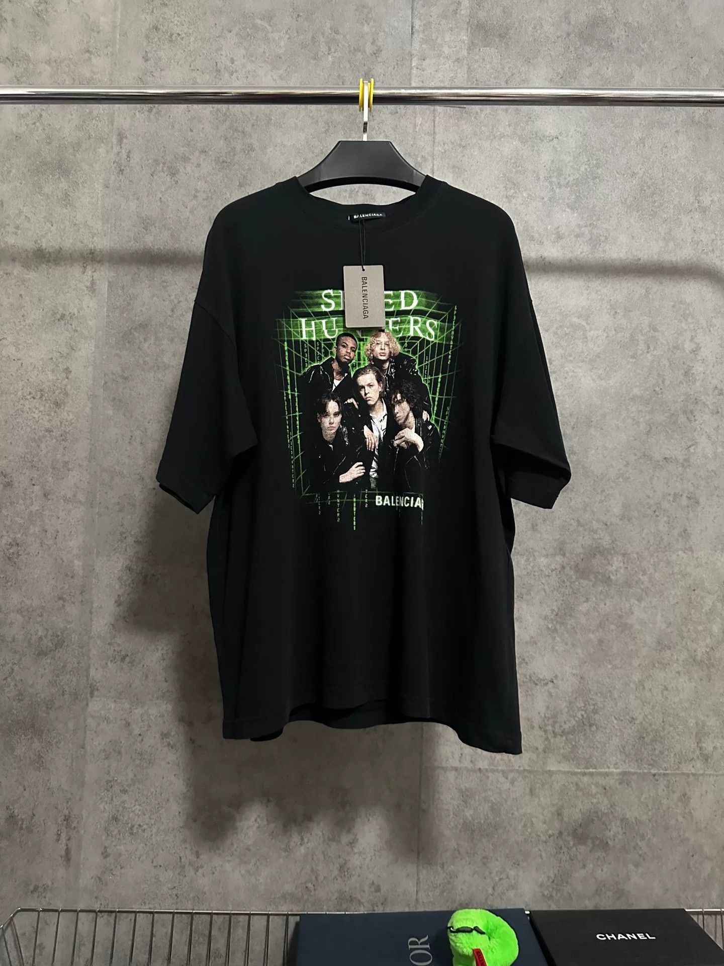 Balenciaga balenciaga speed hunters graphic black t-shirt Size US M / EU 48-50 / 2 - 1 Thumbnail