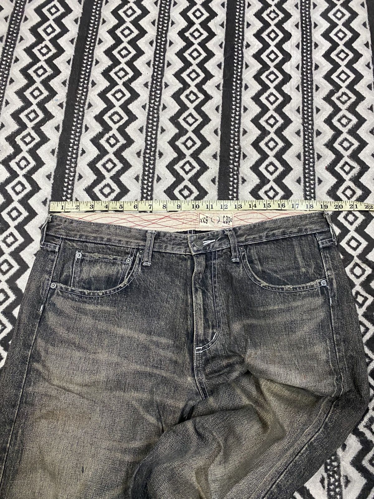 Designer × Japanese Brand Vintage Xescape Jeans Selvedge Size US 34 / EU 50 - 5 Thumbnail