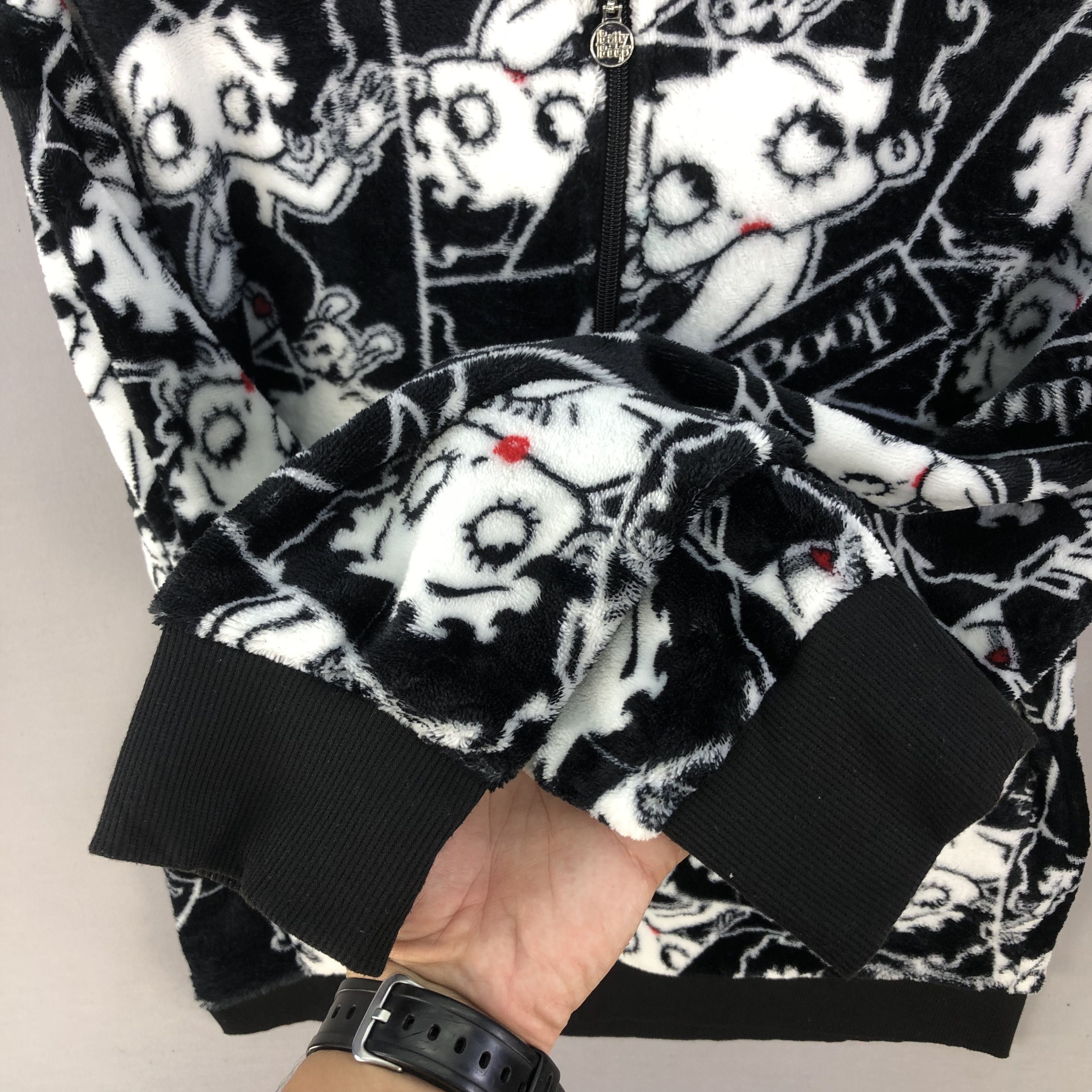 Hysteric Glamour All Over Print Betty Boop Fleece Hooded Jacket Size US S / EU 44-46 / 1 - 12 Thumbnail