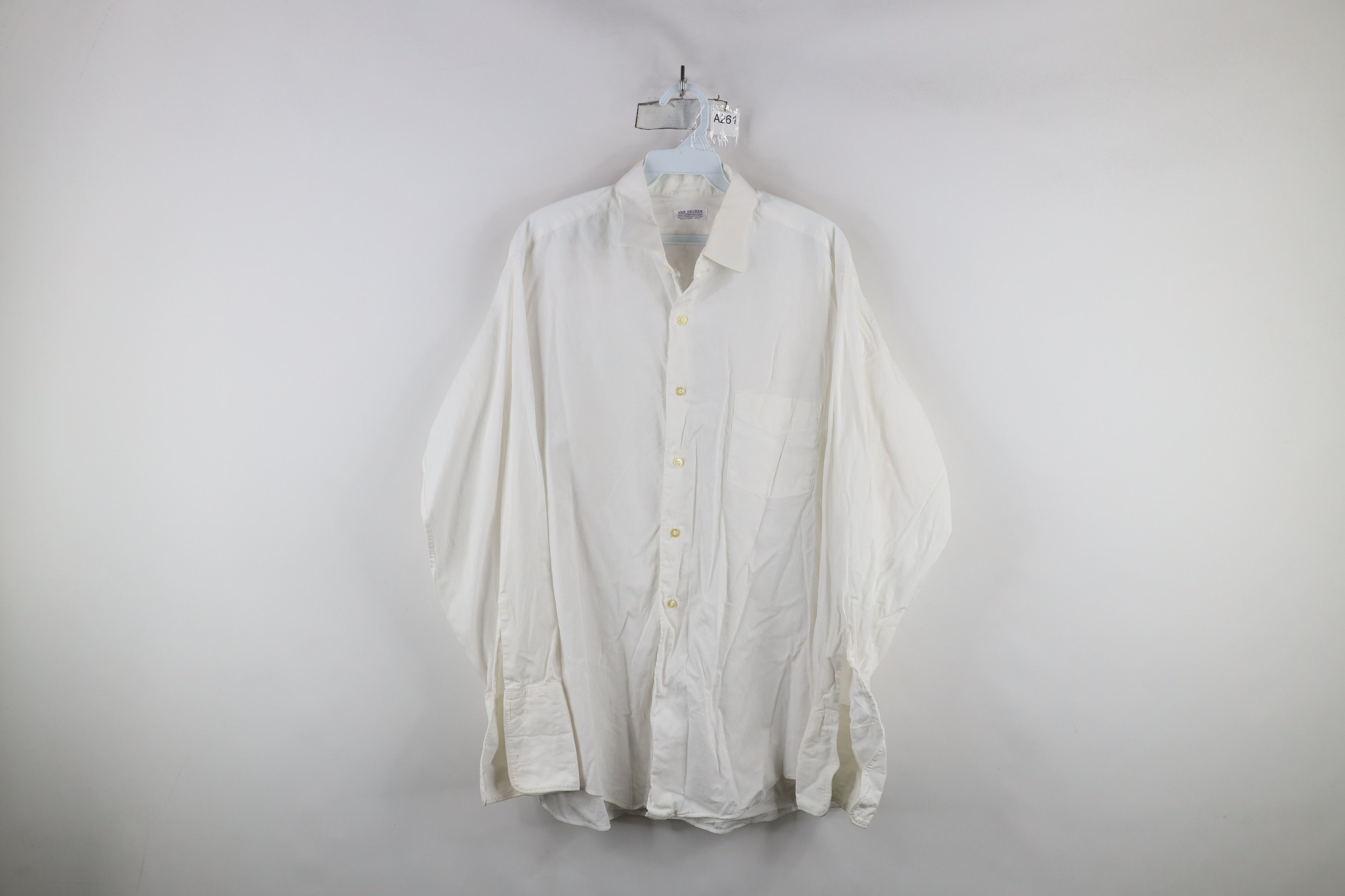 Vintage Vintage 60s Streetwear French Cuff Collared Button Shirt USA Size US M / EU 48-50 / 2 - 1 Thumbnail