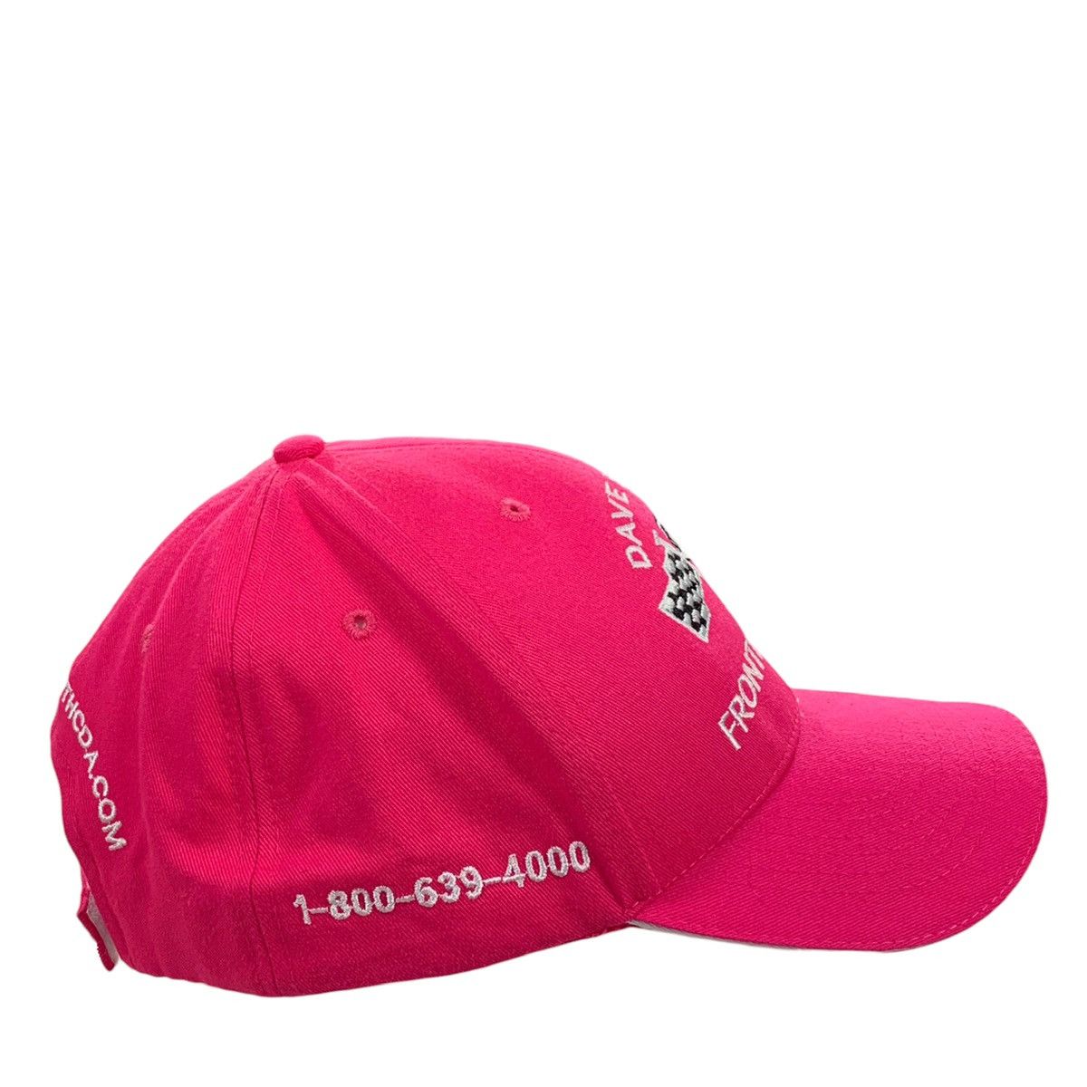 Vintage VTG Dave Smith Frontier Sales Coeir D'Alene Idaho Pink Hat Size ONE SIZE - 3 Thumbnail
