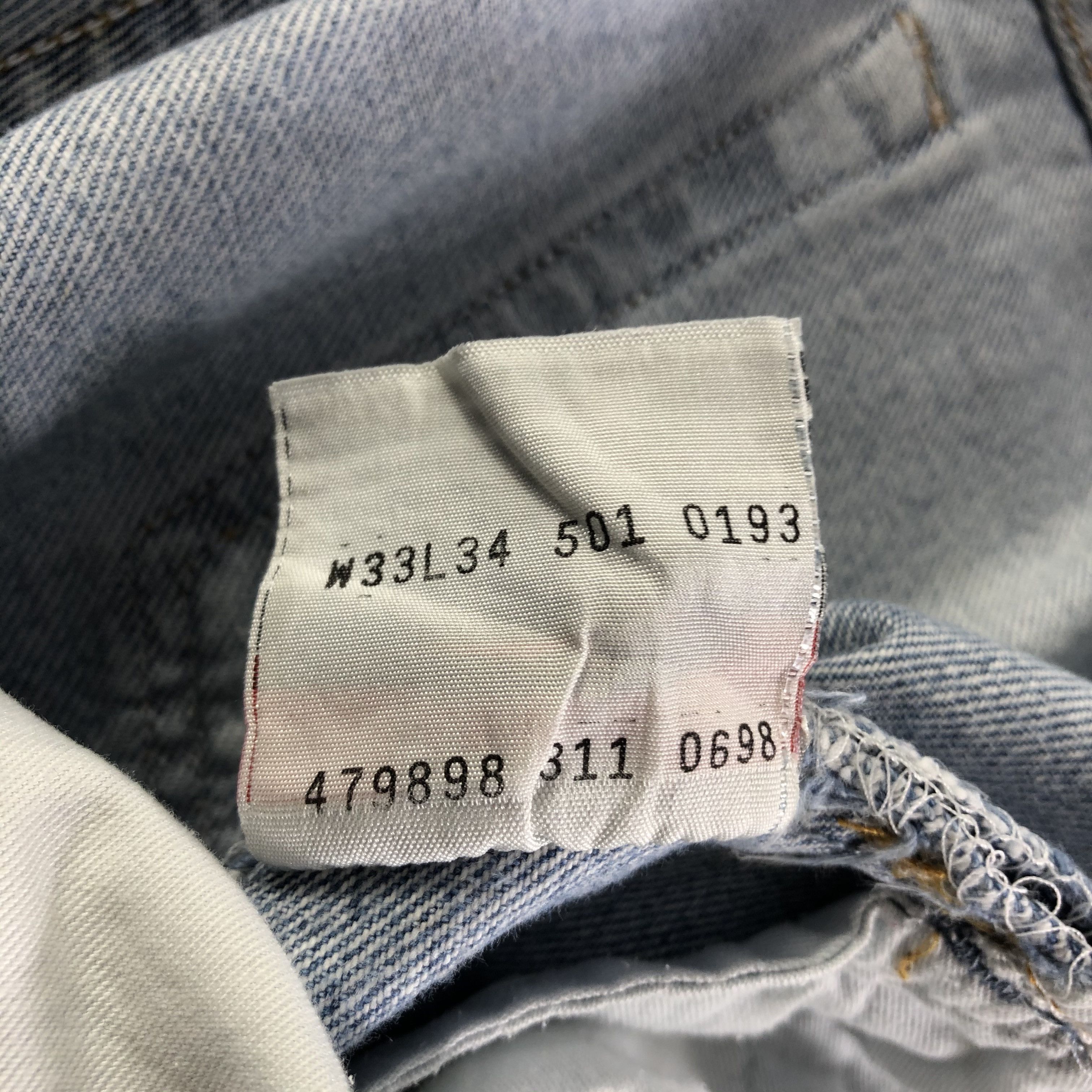 Levi's × Vintage Vintage 90s Levis 501 Jeans-JM3720 Size US 32 / EU 48 - 10 Thumbnail