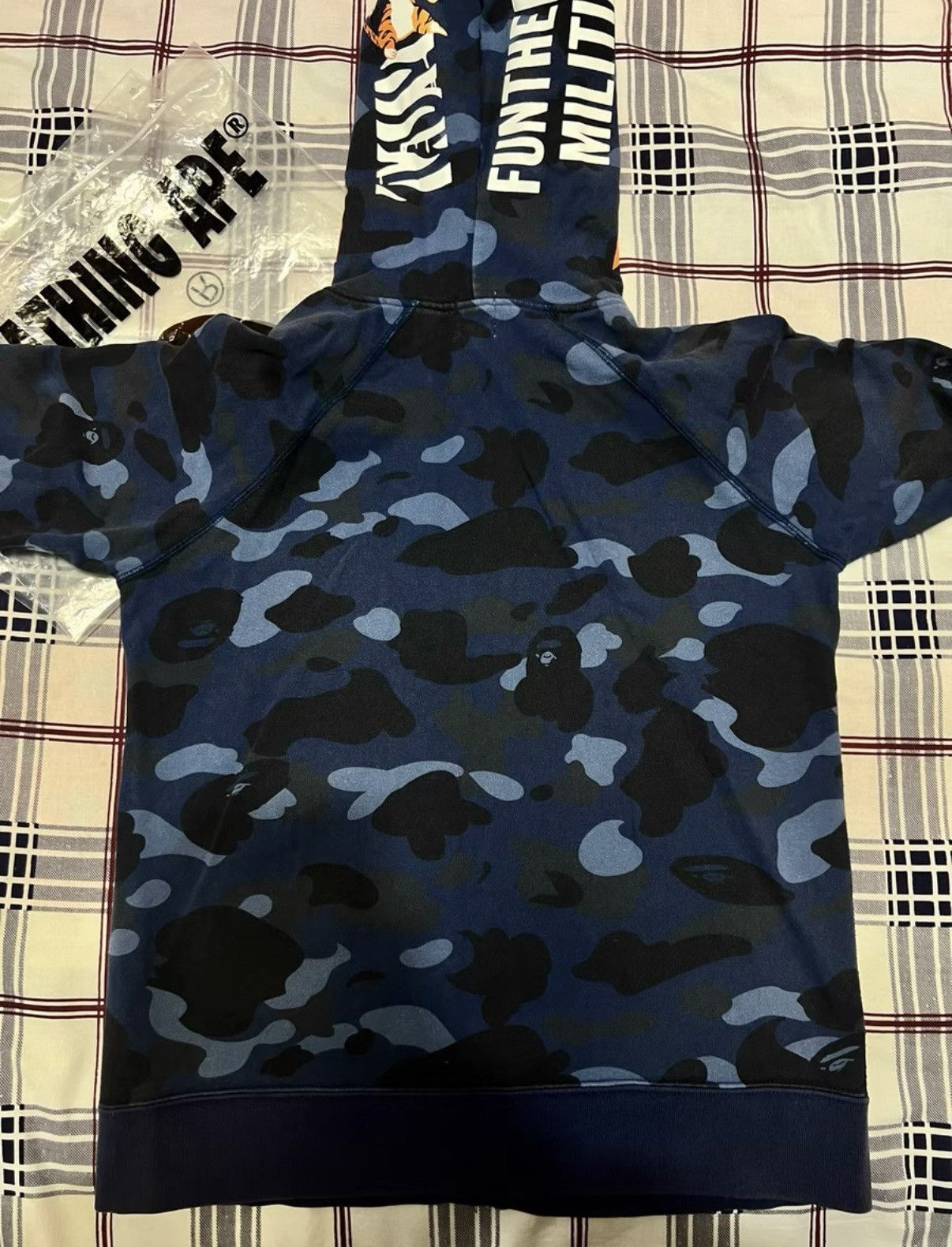Bape BAPE OG Nigo Era Blue Tiger Camo Zip Hoodie Jacket Size US S / EU 44-46 / 1 - 9 Thumbnail