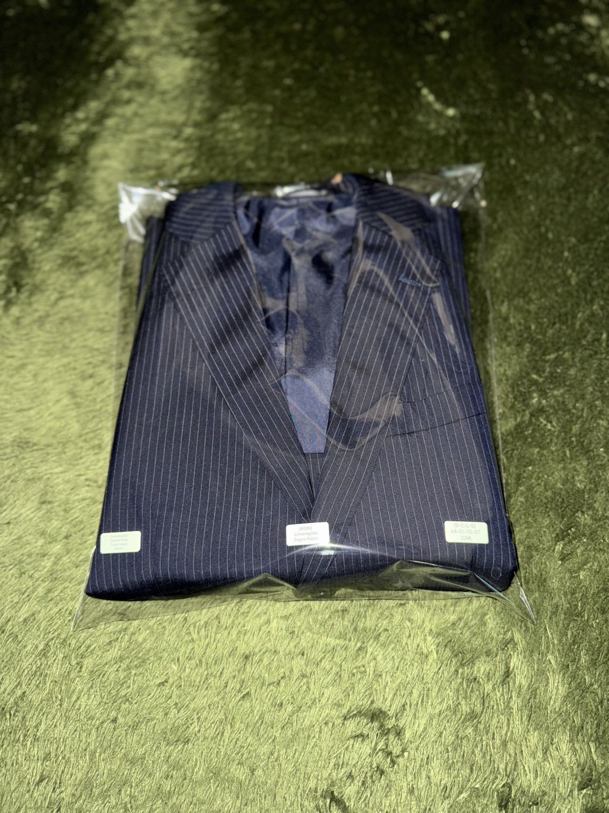 Ermenegildo Zegna Ermenegildo Zegna Japanese Tailor-Made Stripe Blazer Size 42R - 12 Thumbnail