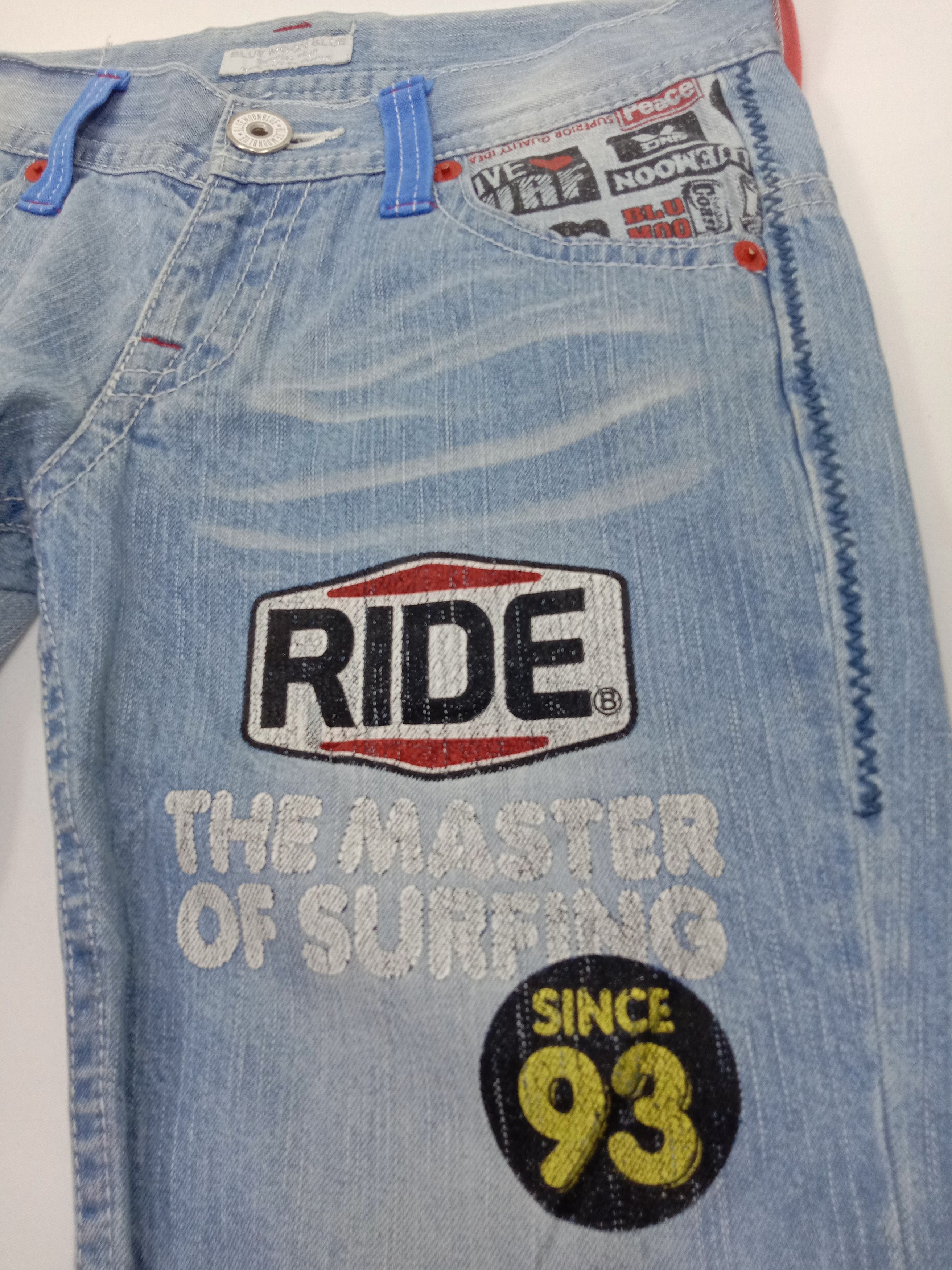 Japanese Brand Vintage Blue Moon Blue Surf Style Jeans Size US 31 - 12 Thumbnail