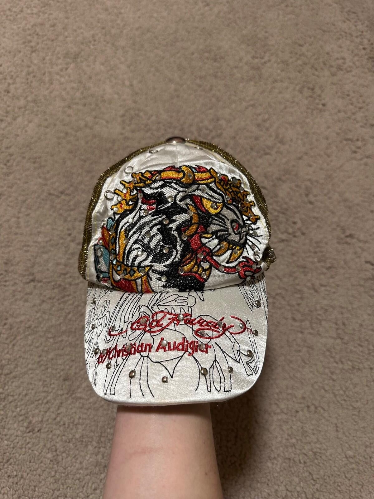 Ed Hardy Vintage Ed Hardy Tiger Dragon Trucker Hat Snap Back Y2K Size ONE SIZE - 1 Thumbnail