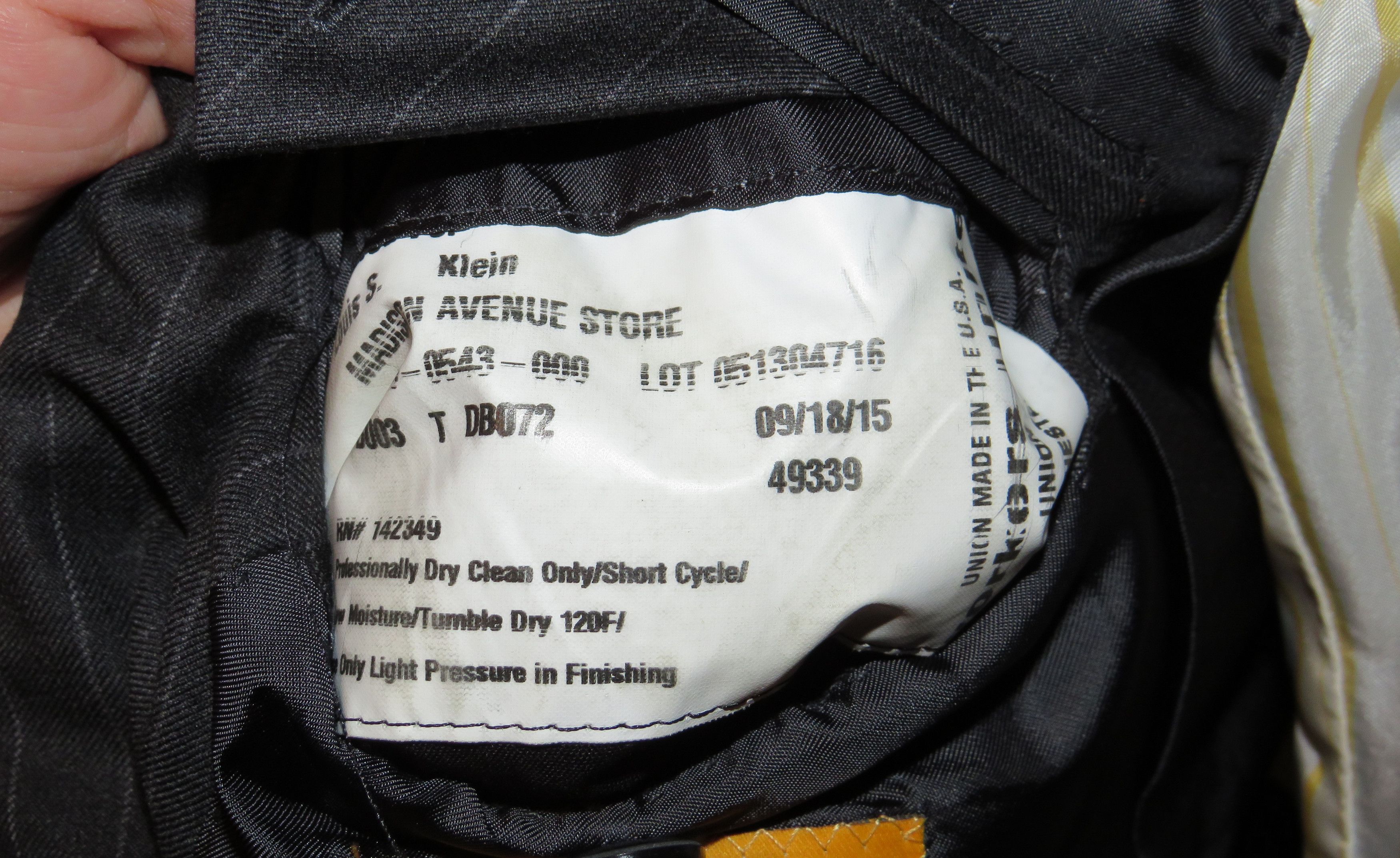 Loro Piana 150 Charcoal Stripe Custom Two Button Suit 40S