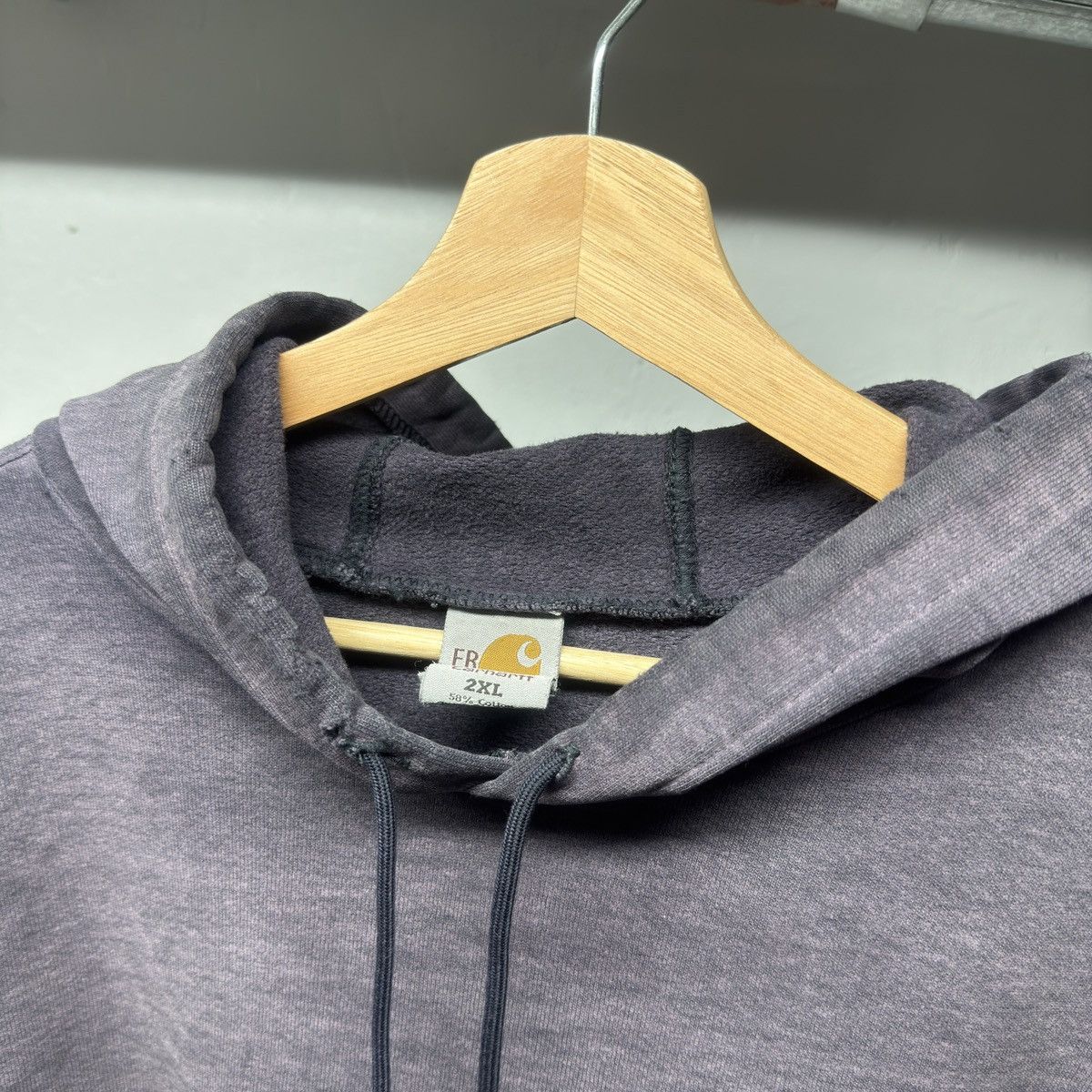 Carhartt Carhartt Thrashed Faded Distressed Hoodie ERD Grunge Chrome Size US XXL / EU 58 / 5 - 5 Thumbnail