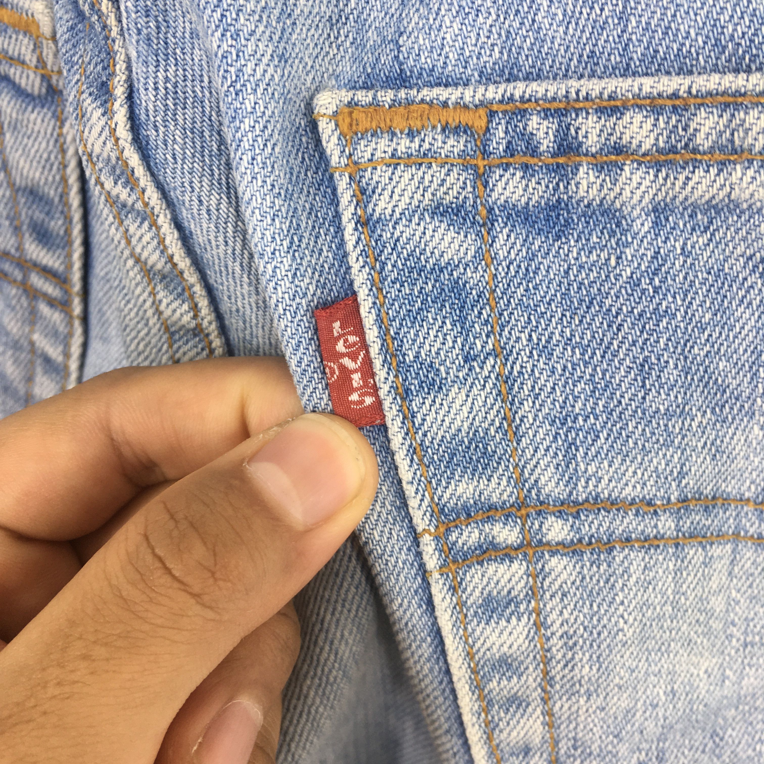 Levi's Size 30x30 Vintage 90s Levi's 501 Faded Blue Jeans S856 Size US 30 / EU 46 - 12 Thumbnail