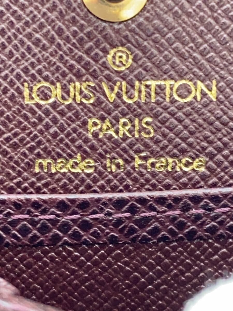 Louis Vuitton Louis Vuitton Taiga Porte Monet Boite Leather Bordeaux Size ONE SIZE - 3 Thumbnail