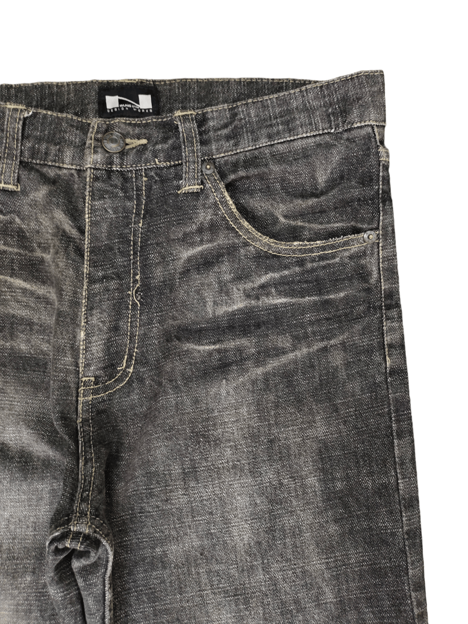 Hysteric Glamour Nylaus Patchwork Distress Denim Pants Undercover Style Size US 31 - 3 Thumbnail