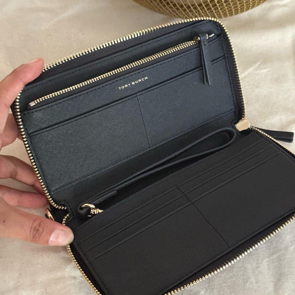 Tory Burch New tory burch Emerson continental wallet wristlet in moose Size ONE SIZE - 6 Thumbnail