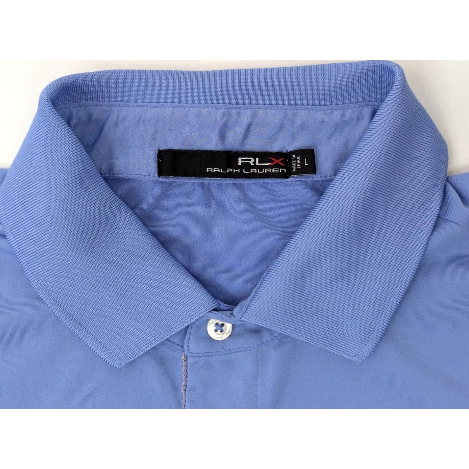 RLX Ralph Lauren RLX Ralph Lauren Polo Shirt Men L PGA 2014 Valhalla Embroidered Performance Blue Short Sleeve Polo Mens Size US L / EU 52-54 / 3 - 3 Thumbnail