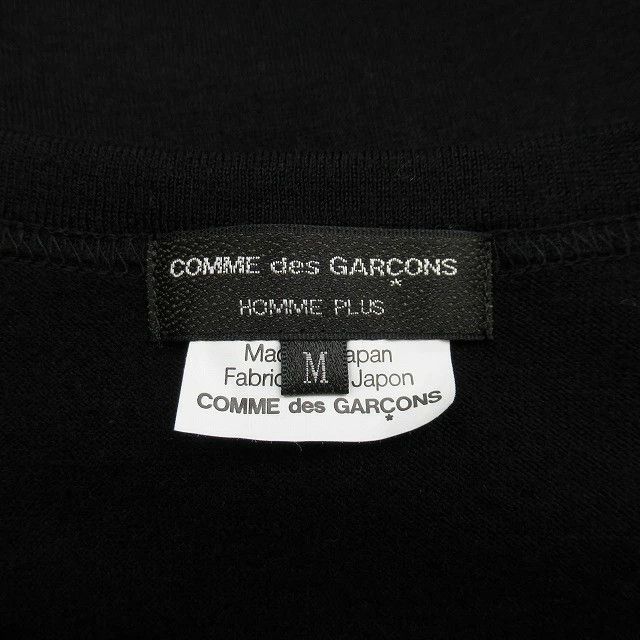 Comme des Garcons Homme Plus Shirt layered docking long length wool knit cupra Black Size US M / EU 48-50 / 2 - 6 Thumbnail