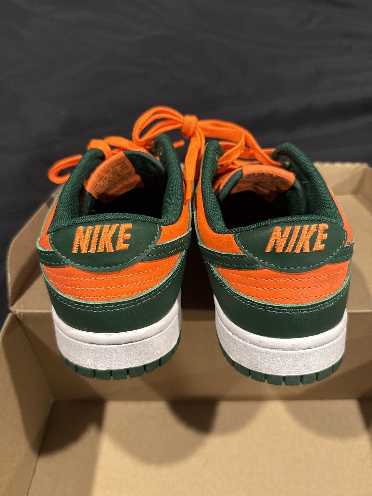 Nike Miami Hurricane- Nike SB Dunk Low Size US 9 / EU 42 - 4 Thumbnail