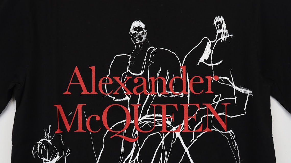 Alexander McQueen o1rshd1 ***Defective / T-Shirt in Black Size US S / EU 44-46 / 1 - 8 Thumbnail