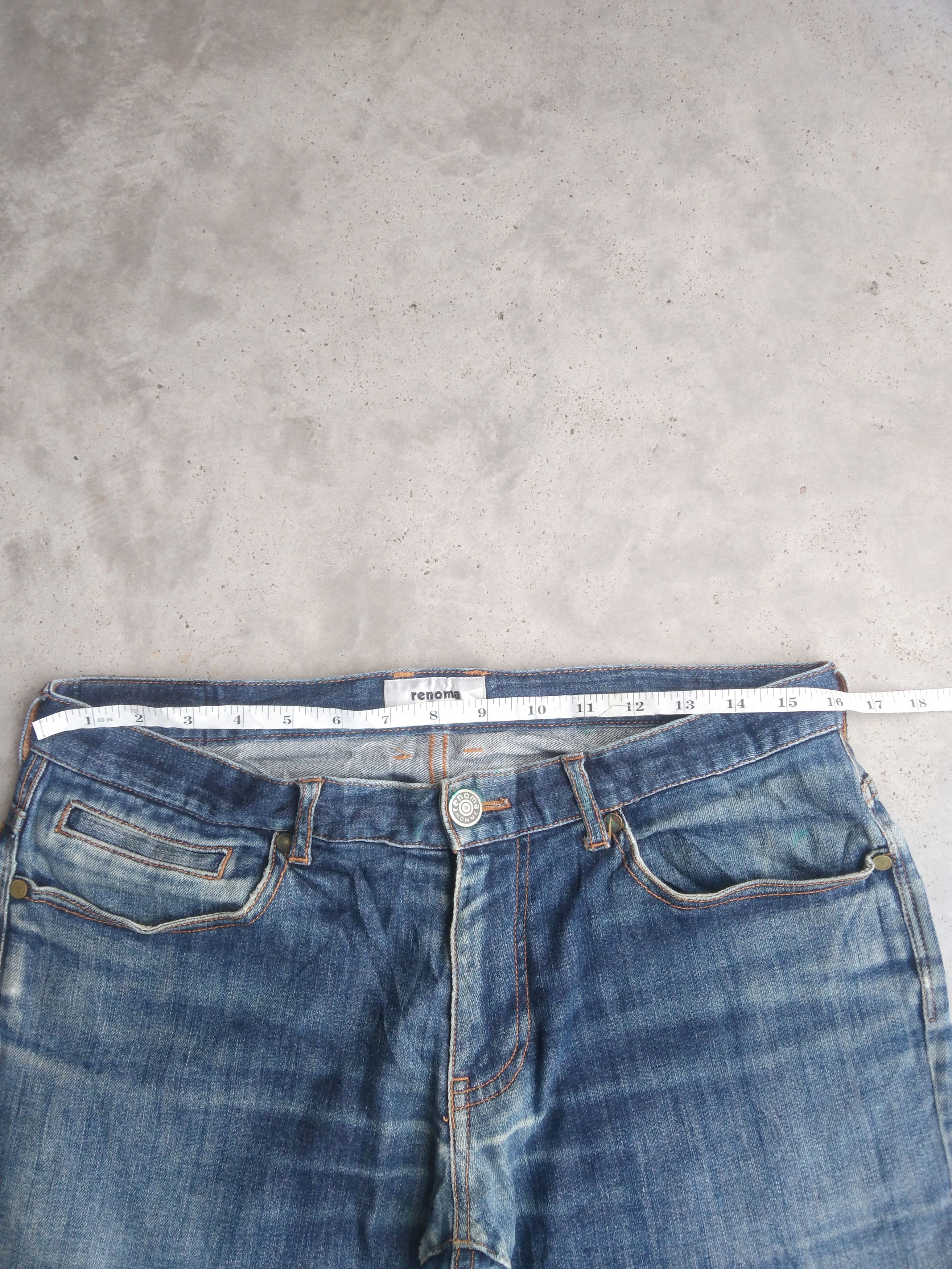 Renoma Vintage Distressed Renoma Homme Blue Washed Jeans 31x30 Size US 31 - 8 Thumbnail