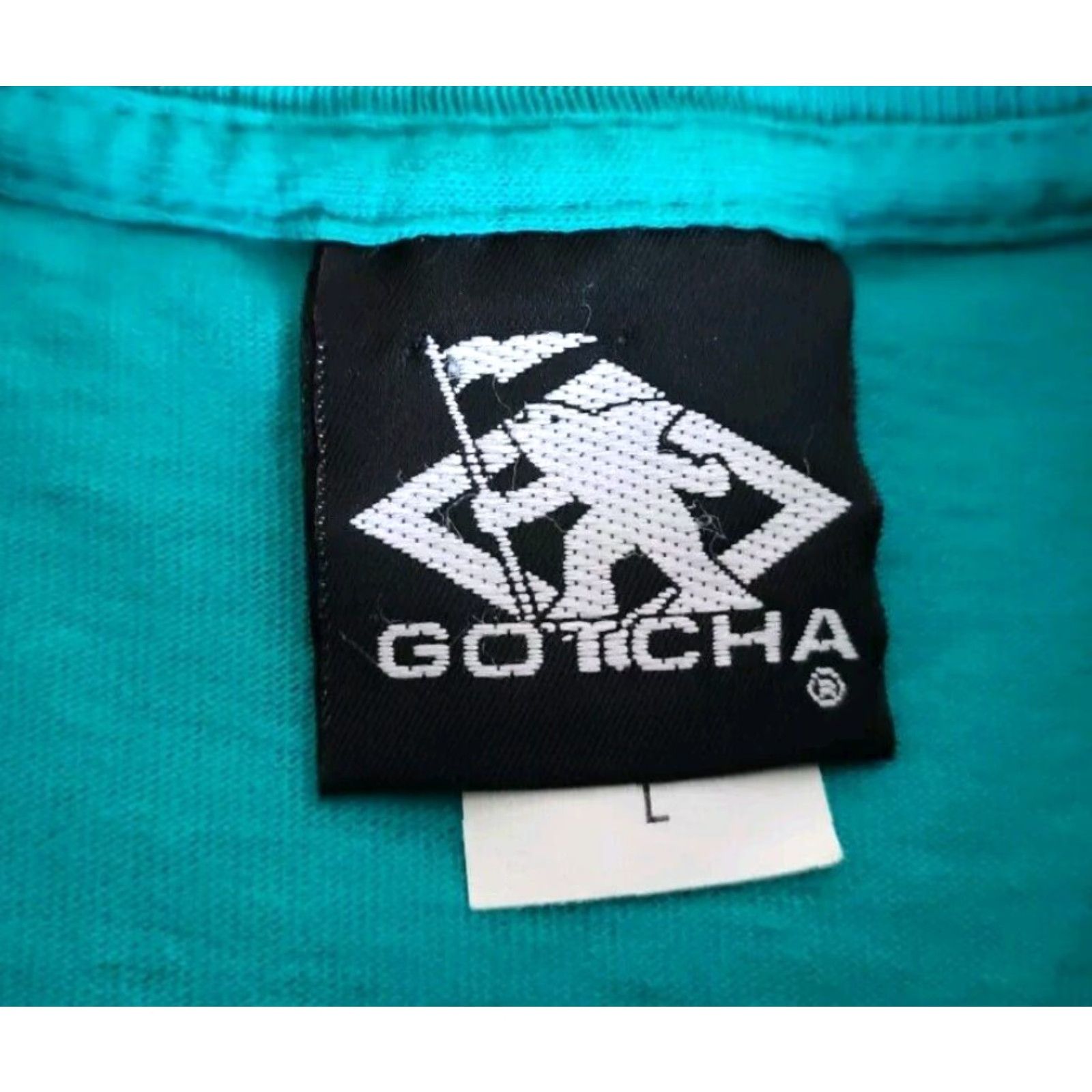 Gotcha VINTAGE Gotcha T-Shirt Men Large Blue 90s Surf USA Jersey Logo Graphic Size US L / EU 52-54 / 3 - 7 Thumbnail