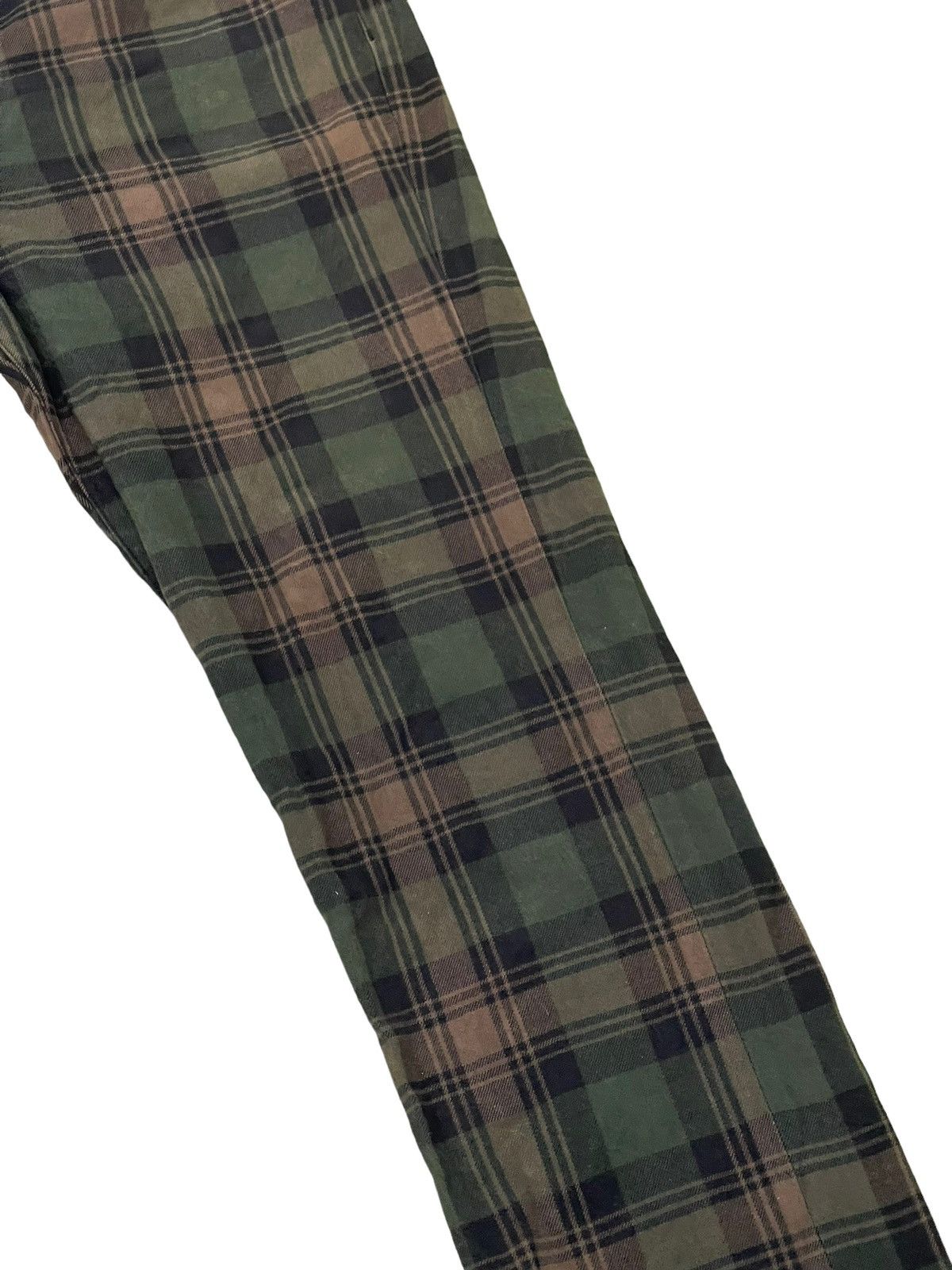 Japanese Brand Slim Check Pant Rageblue Stretch 7🟦0 Size US 33 - 11 Thumbnail