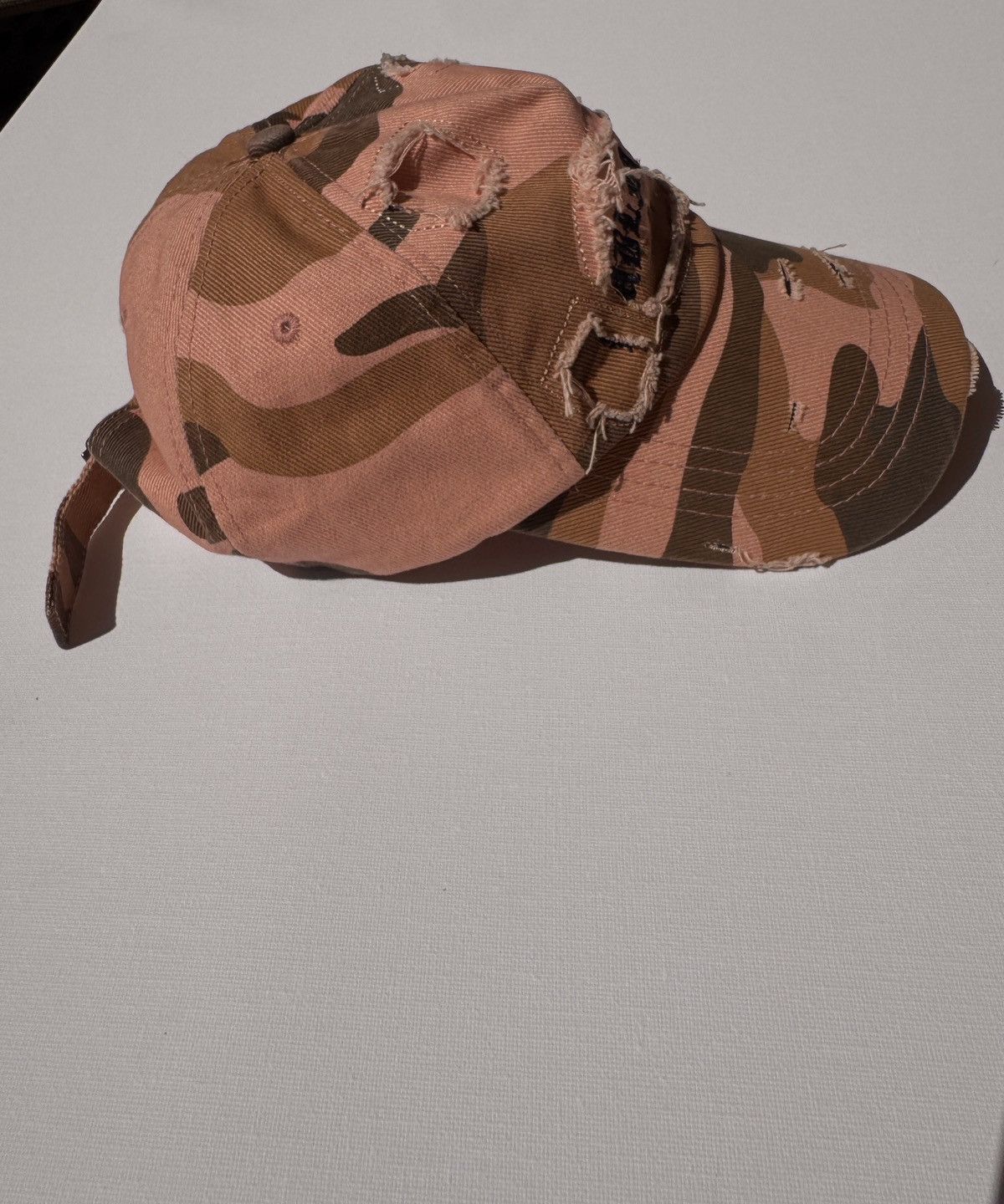 Vintage Pink camo hat Size ONE SIZE - 2 Thumbnail