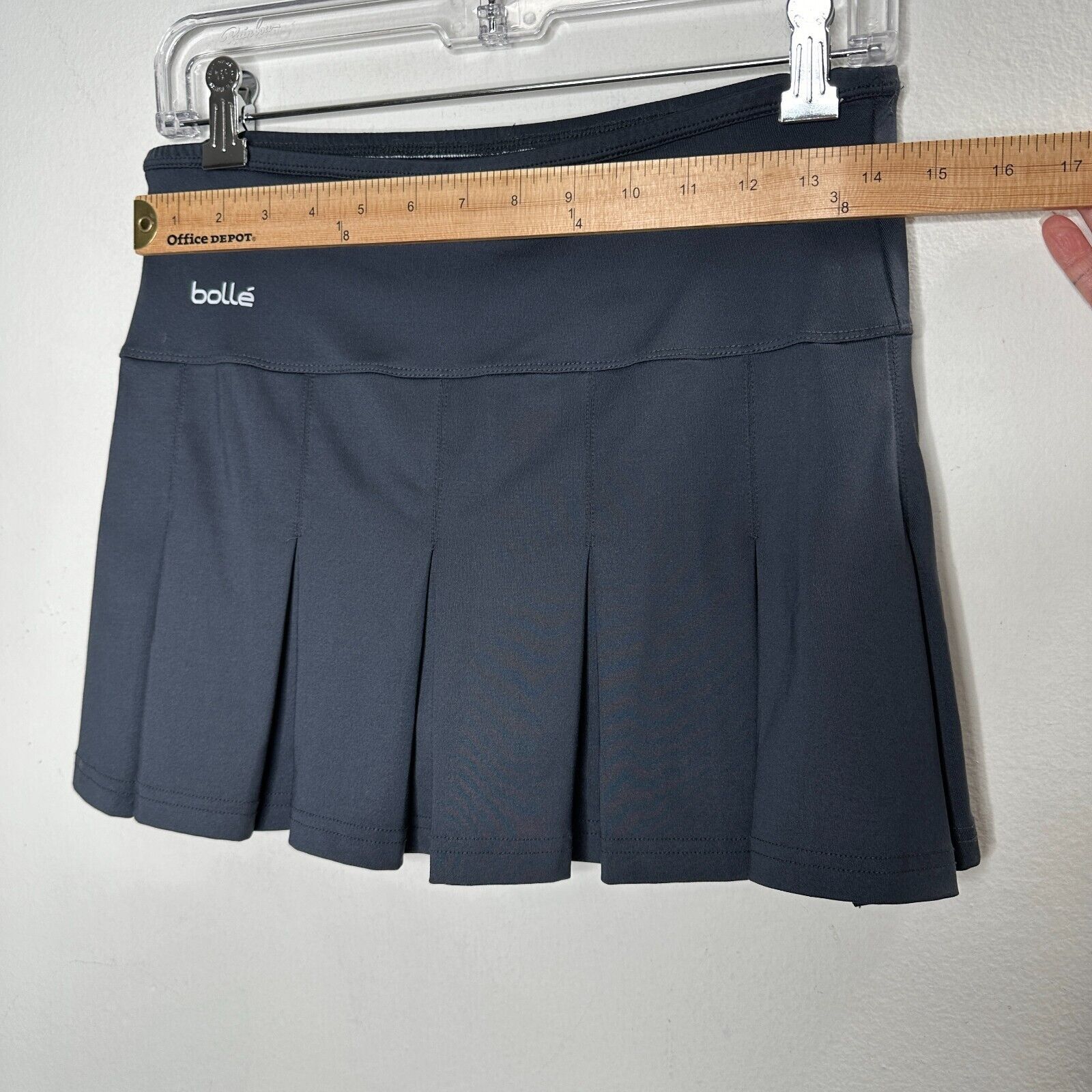 Bolle Bolle Black Tennis Pleated Skirt or Skort Built in Shorts S Size 27" / US 4 / IT 40 - 3 Thumbnail