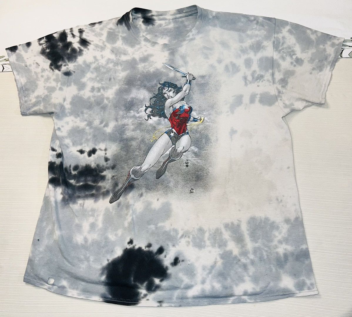DC Comics × Vintage VINTAGE WONDER WOMAN T-SHIRT Size US XL / EU 56 / 4 - 1 Thumbnail