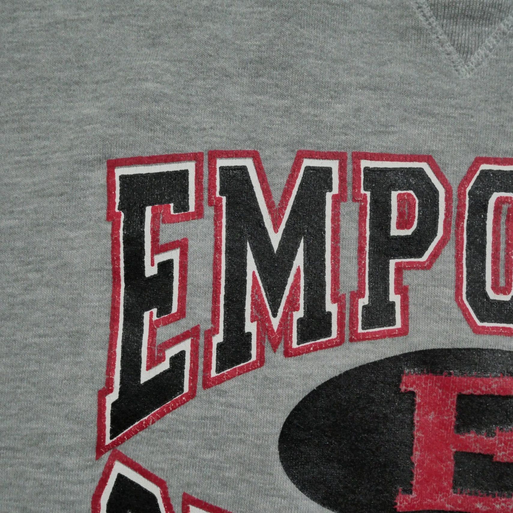 Russell Athletic VINTAGE Russell Athletic Sweatshirt Mens XL Grey Pullover 90s Spartans Emproia? (Original says Emporia) Size US XL / EU 56 / 4 - 4 Thumbnail